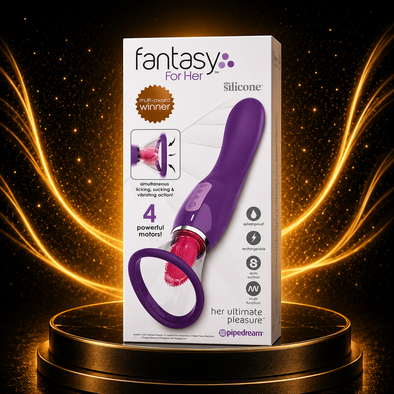 Fantasy For Her Ultimate Pleasure Clitoral Pump Vibe