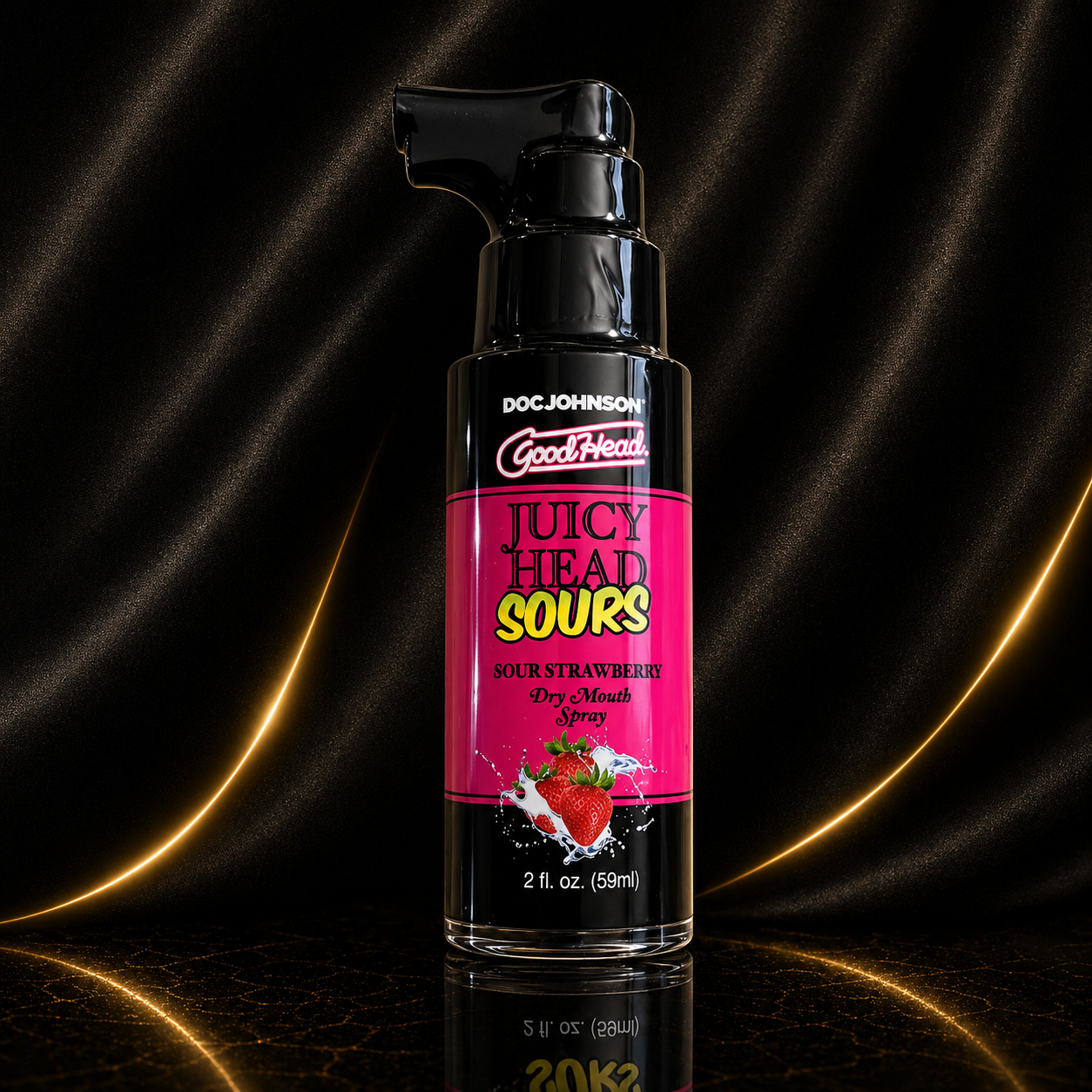 GoodHead Juicy Head Mouth Spray 2oz/59ml in Sour Strawberry