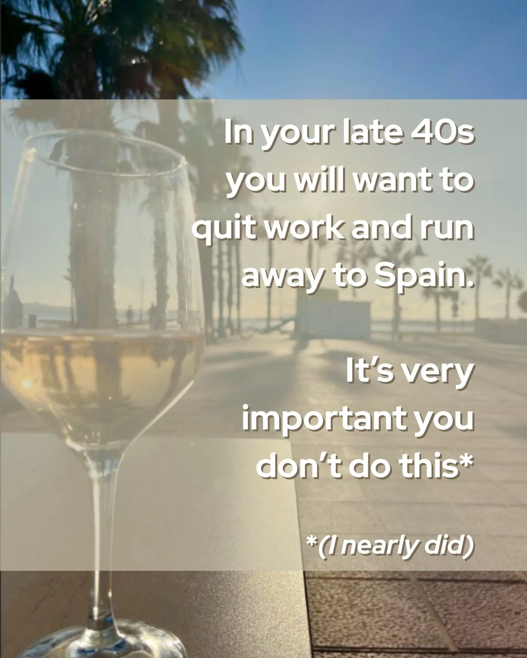 In May 2025, I shut down my laptop, packed a bag, and got on a plane to Spain.

I was exhausted, second-guessing decisions I used to make in my sleep, and convinced I&rsquo;d lost my edge. Sitting by the Mar Menor, I genuinely wanted to run away and 