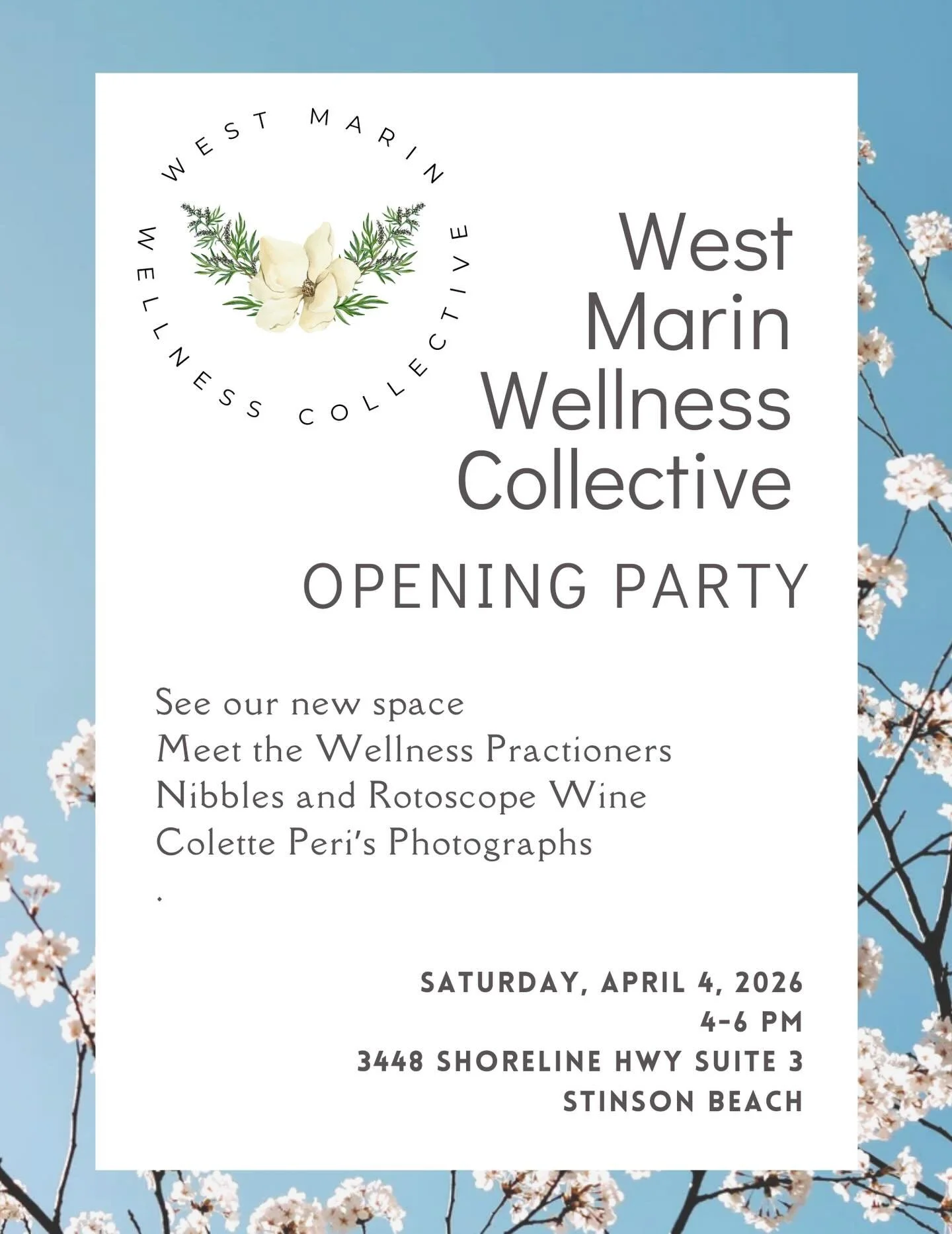 We are so excited to invite you in celebrating our Opening Party on Easter Weekend April 4, 2026 from 4-6pm! 

It feels like our seeds are sprouting and our roots are firmly planted in the ground, so we thought Spring Equinox is only appropriate in c