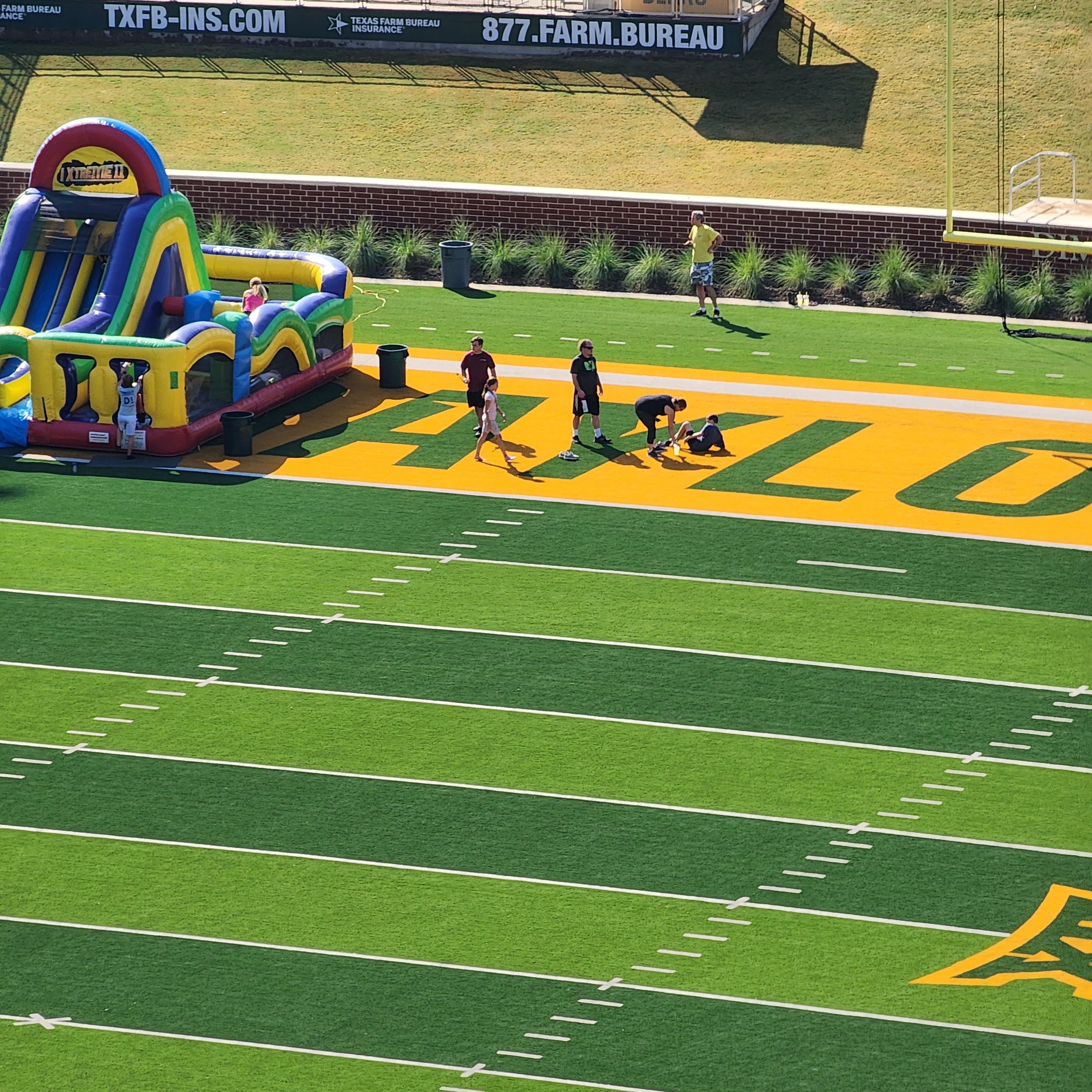 Inflatable fun · McLane Stadium, 2022.