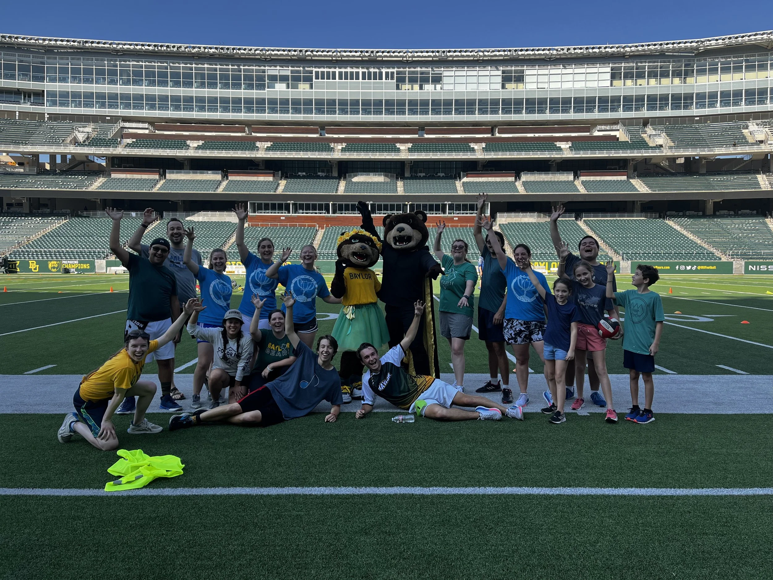 Community fun with Baylor mascots · 2022.