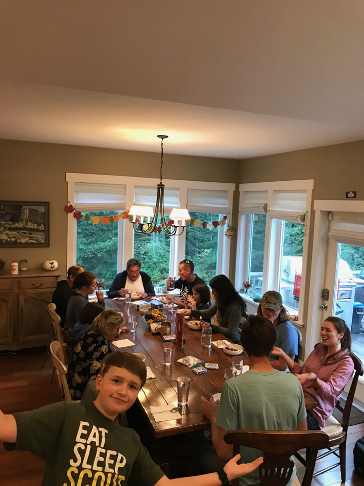  This active house with three teenagers has a lot of games, so it didn’t take folks long to find something that interested them:&nbsp; 