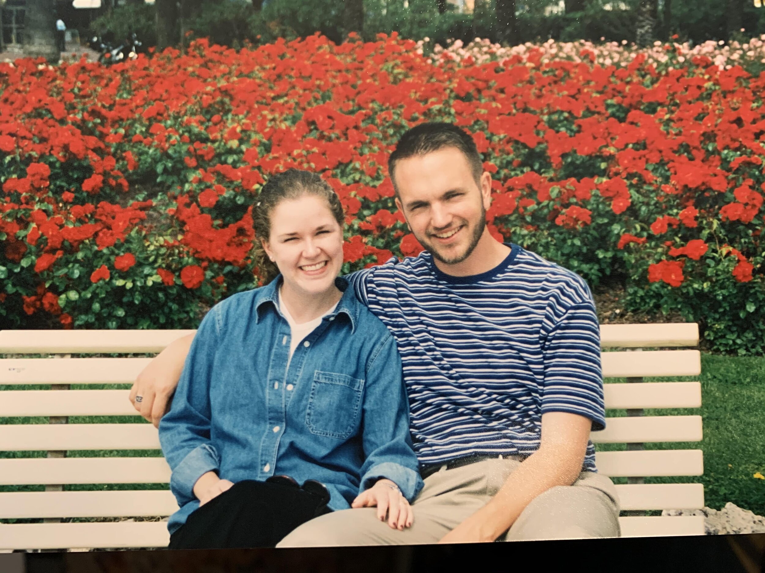 Denise and I in France in 1999