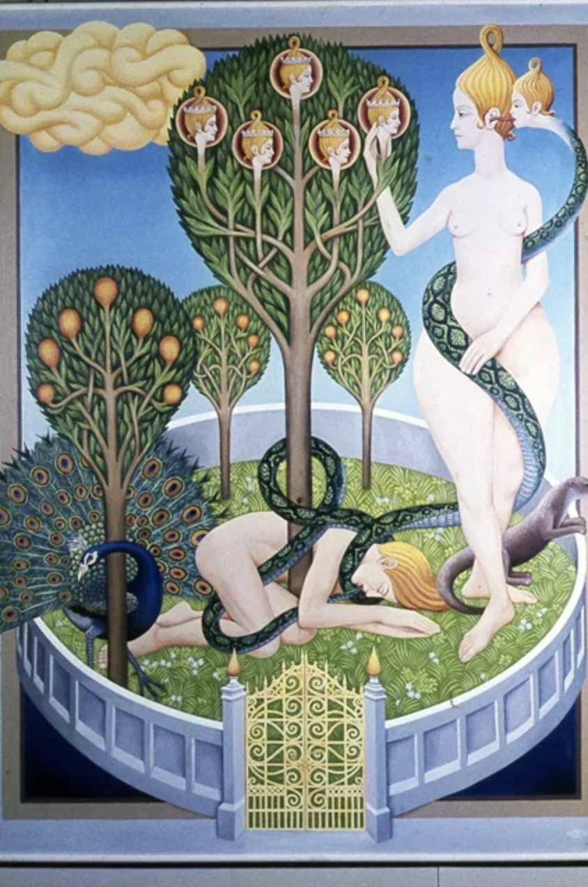 The Temptation of Eve by artist Peter Winfried (Canisius) Koenig
