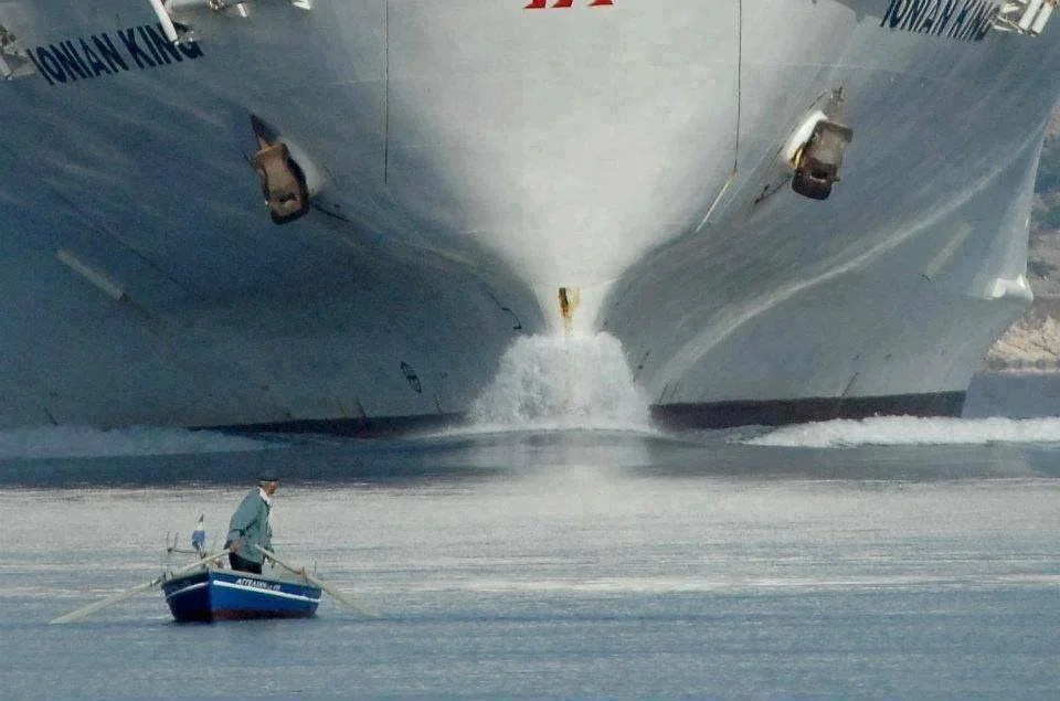 When the boat feels small