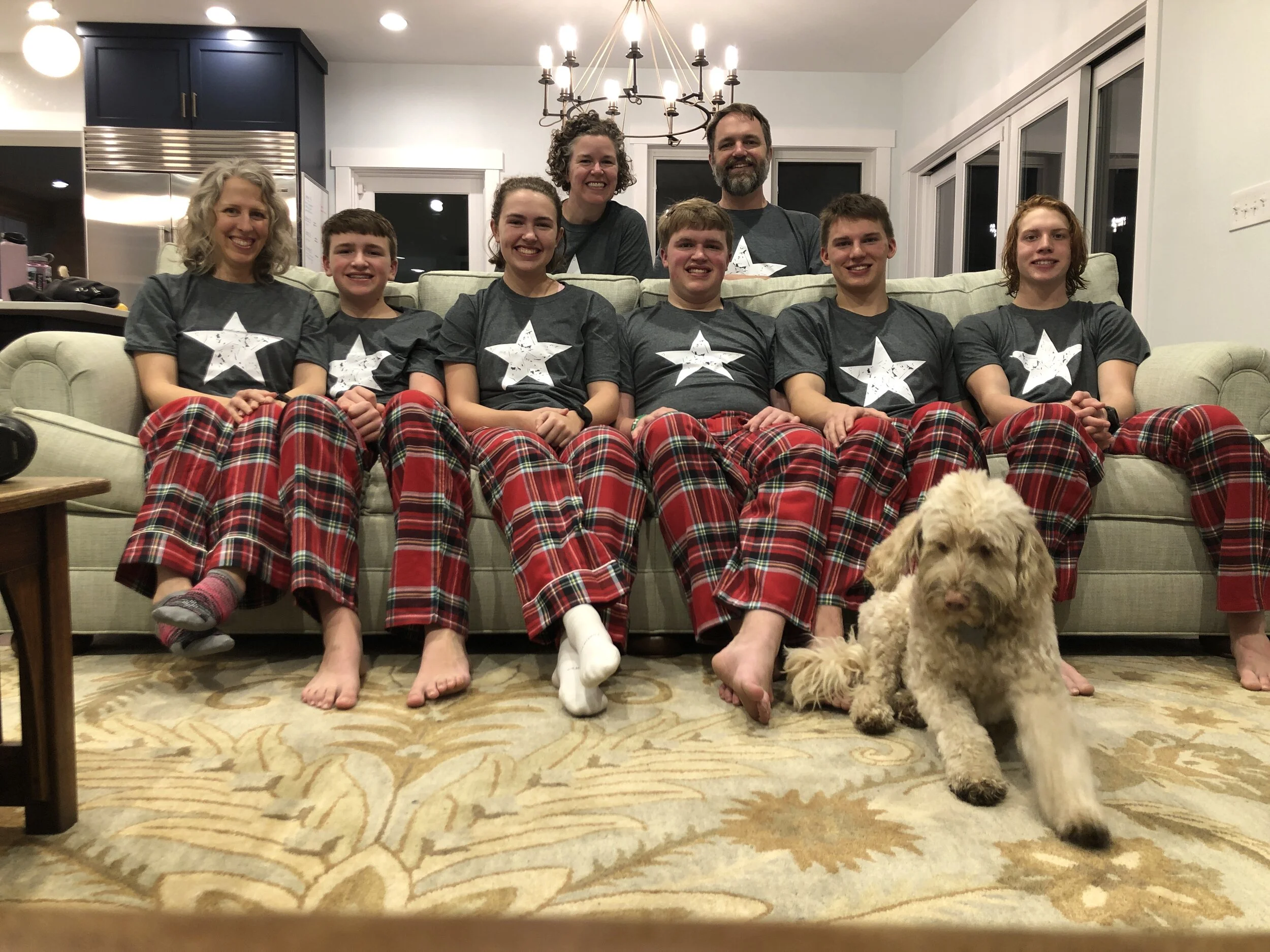 Matching Christmas pajamas!