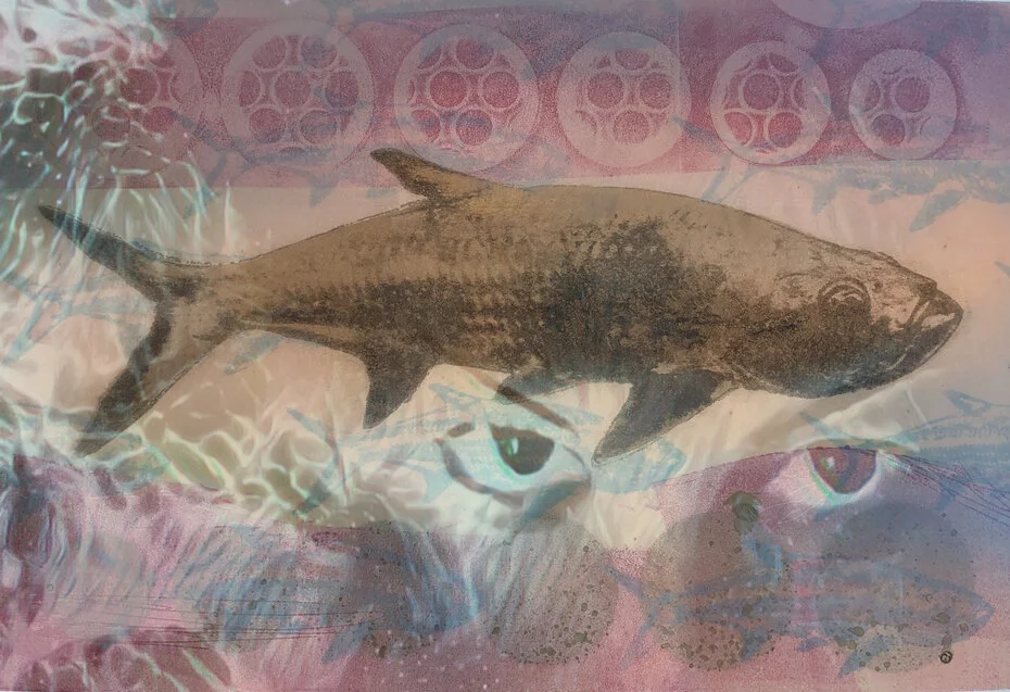 Artwork by multimedia artist, Tracy Loreque-Skinner