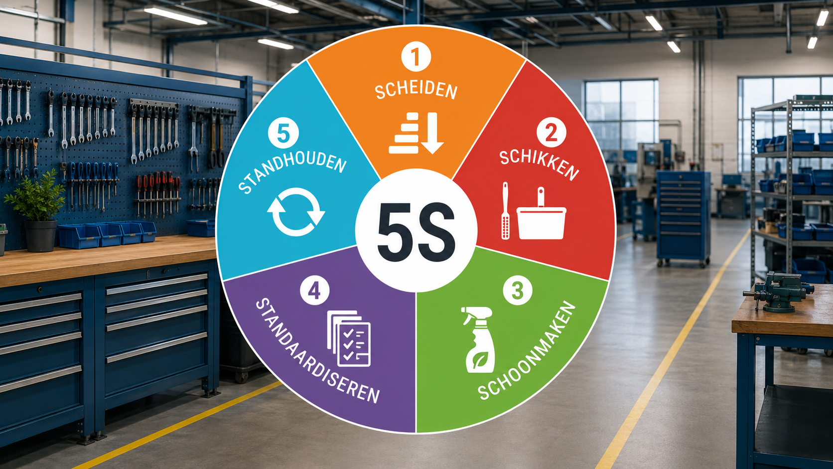 Wat is 5S, en waarom is het zo'n goede basis voor Lean verbeteren?