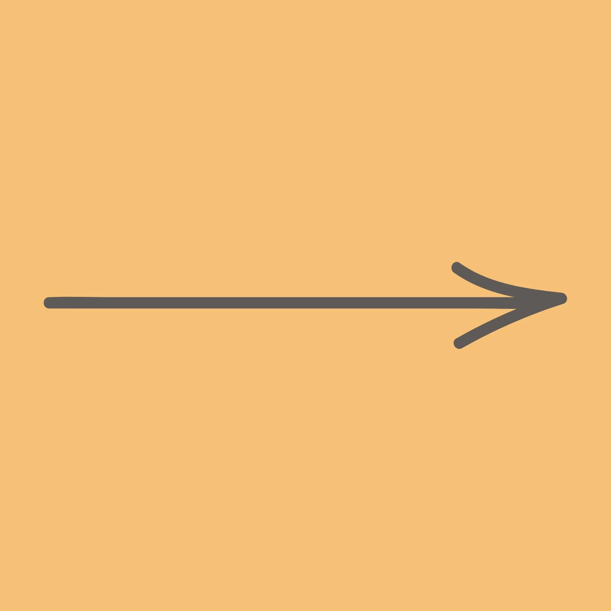 A minimalistic, gray arrow pointing to the right.