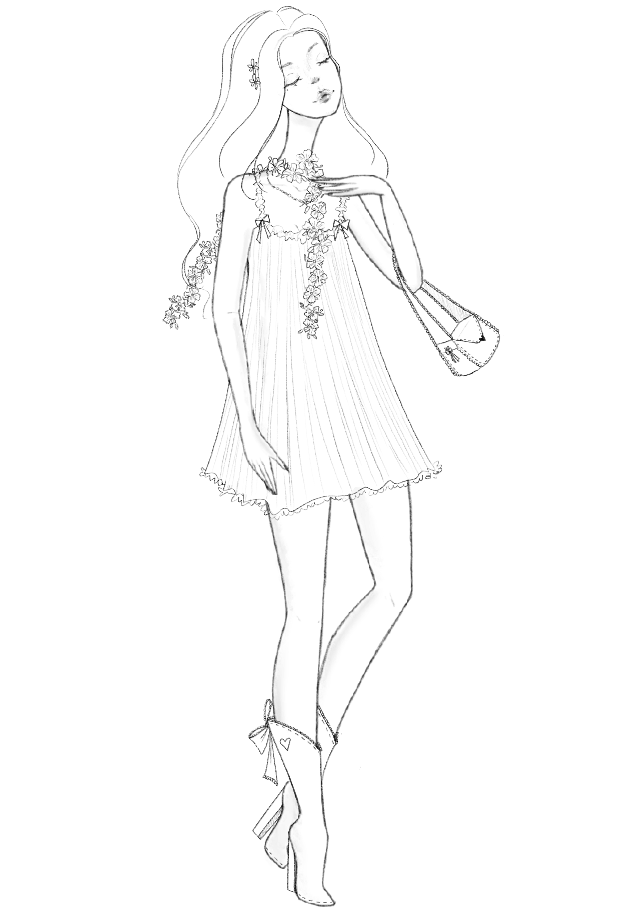 A female mannequin wearing a bikini, with one hand on her hip, posed against a black background.
