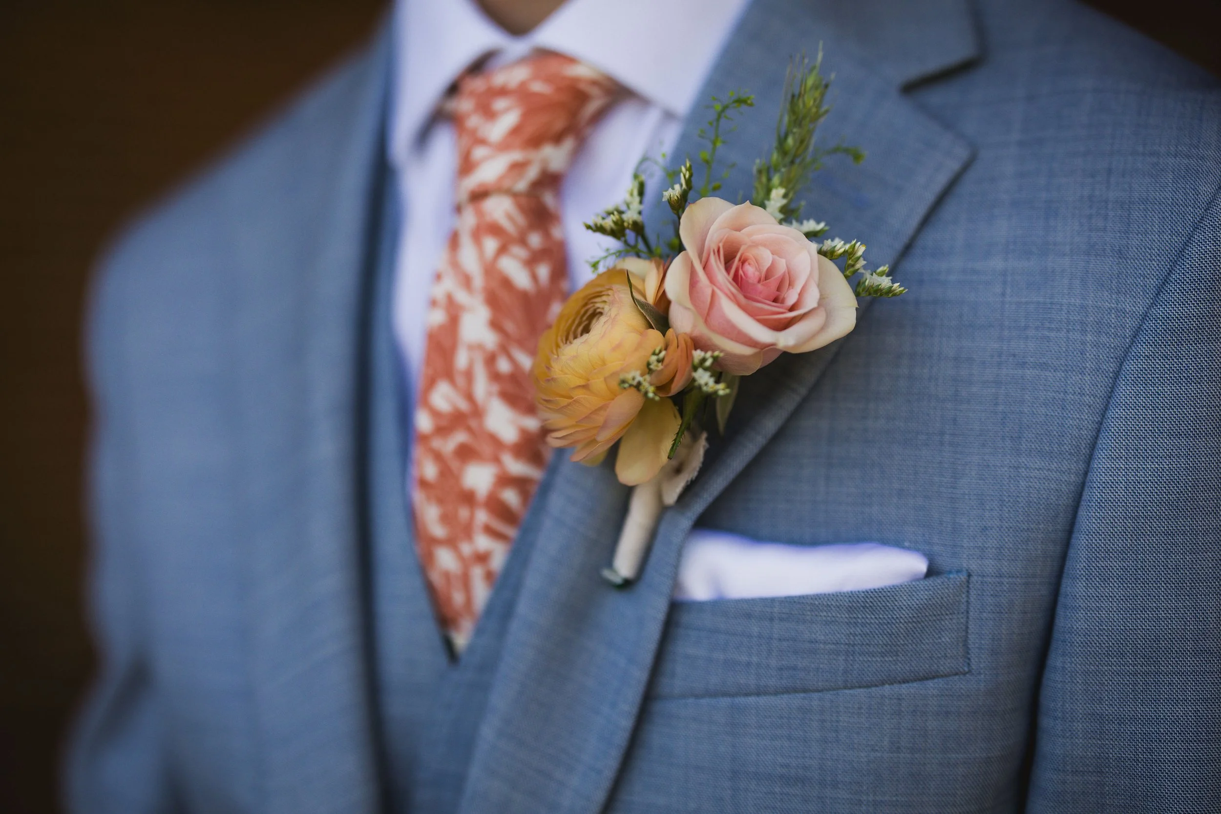 Boutonniere for Medora groom