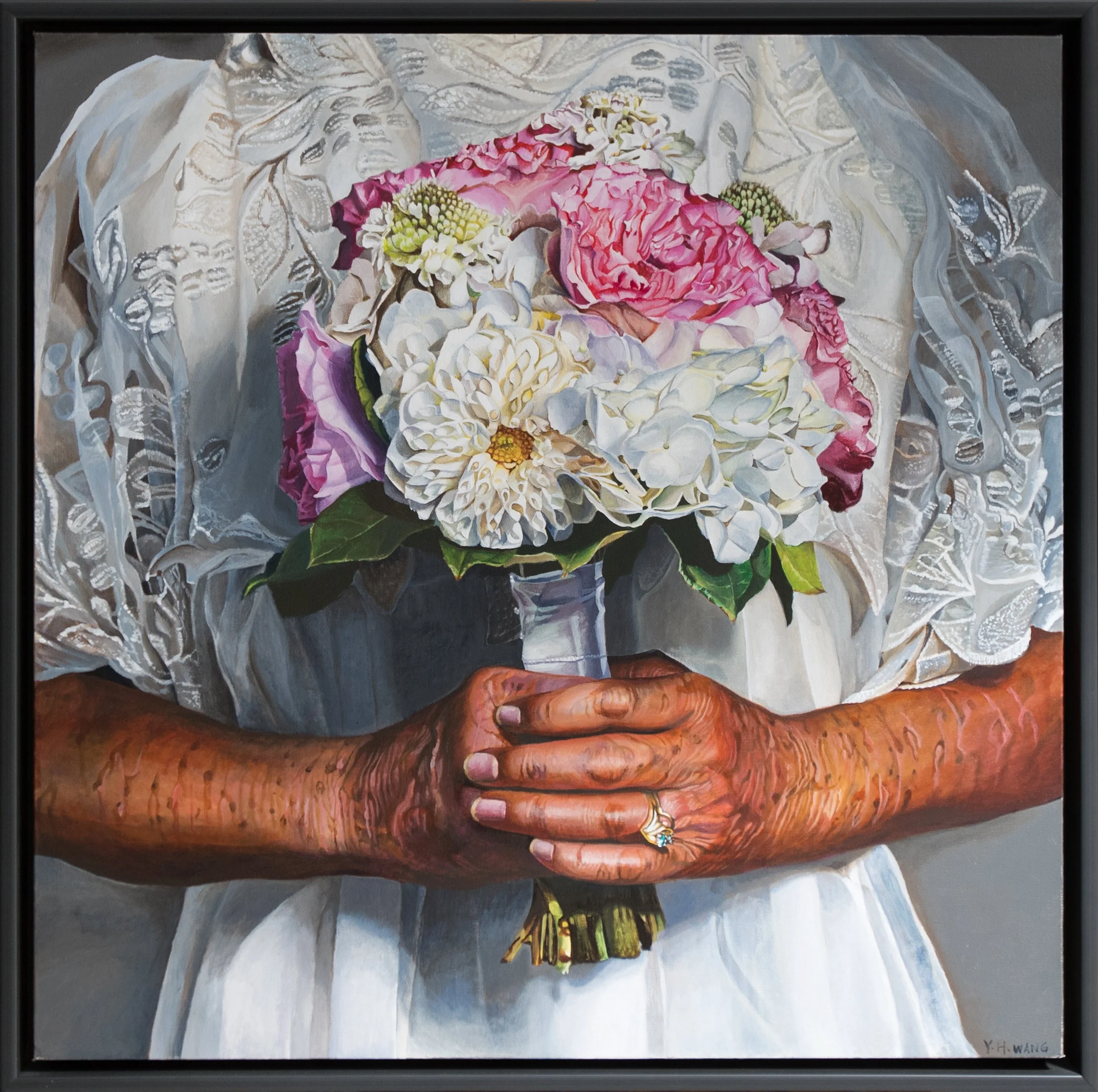 Elder Bride, 30x30, Acrylic
