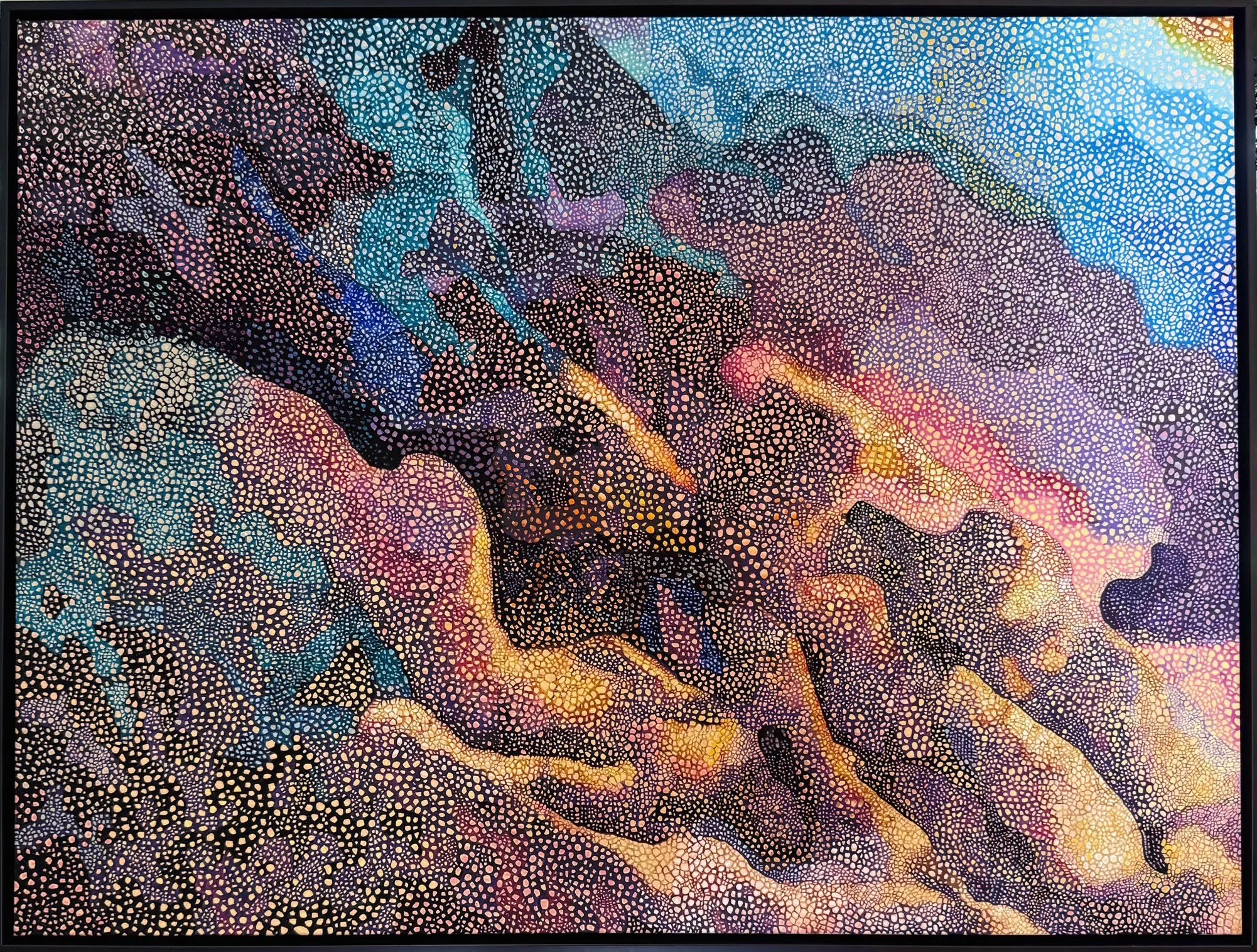 Nebula, 48x36, Acrylic