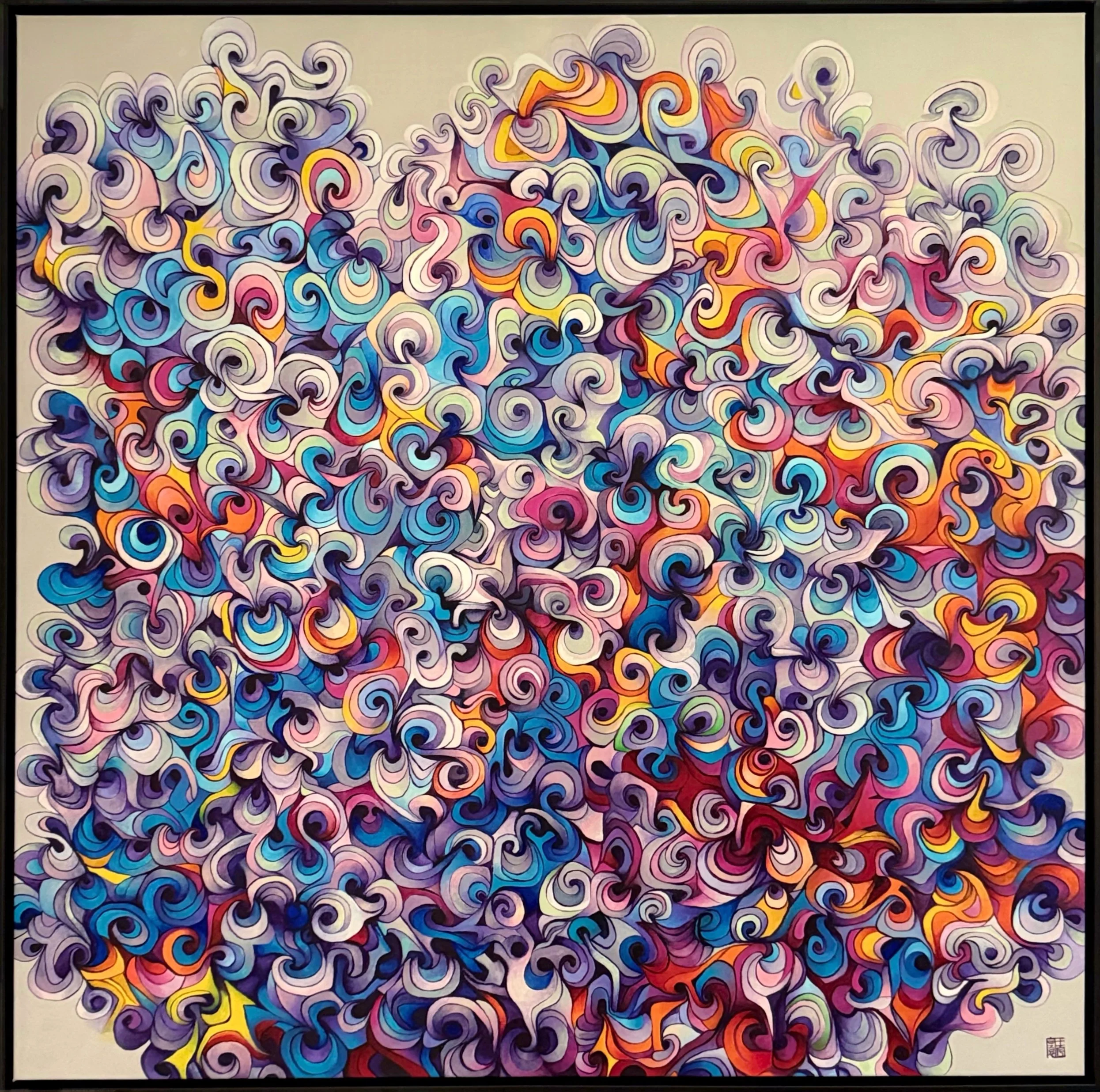 Garden, 48x48, Acrylic