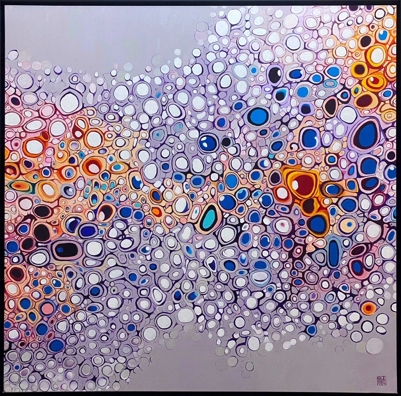 Air, 36x36, Acrylic, Private Collection