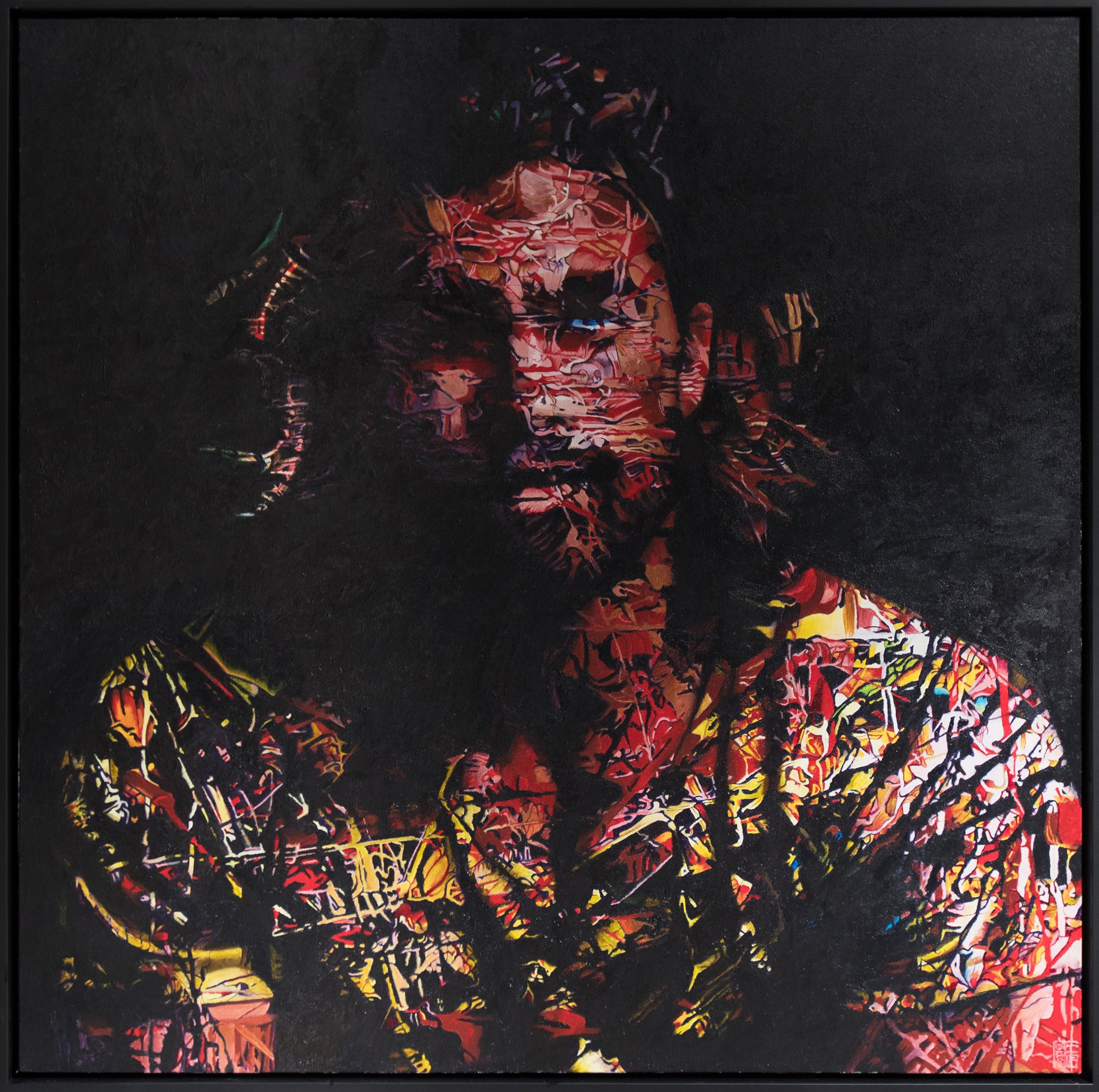 John Doe, 36x36, Acrylic