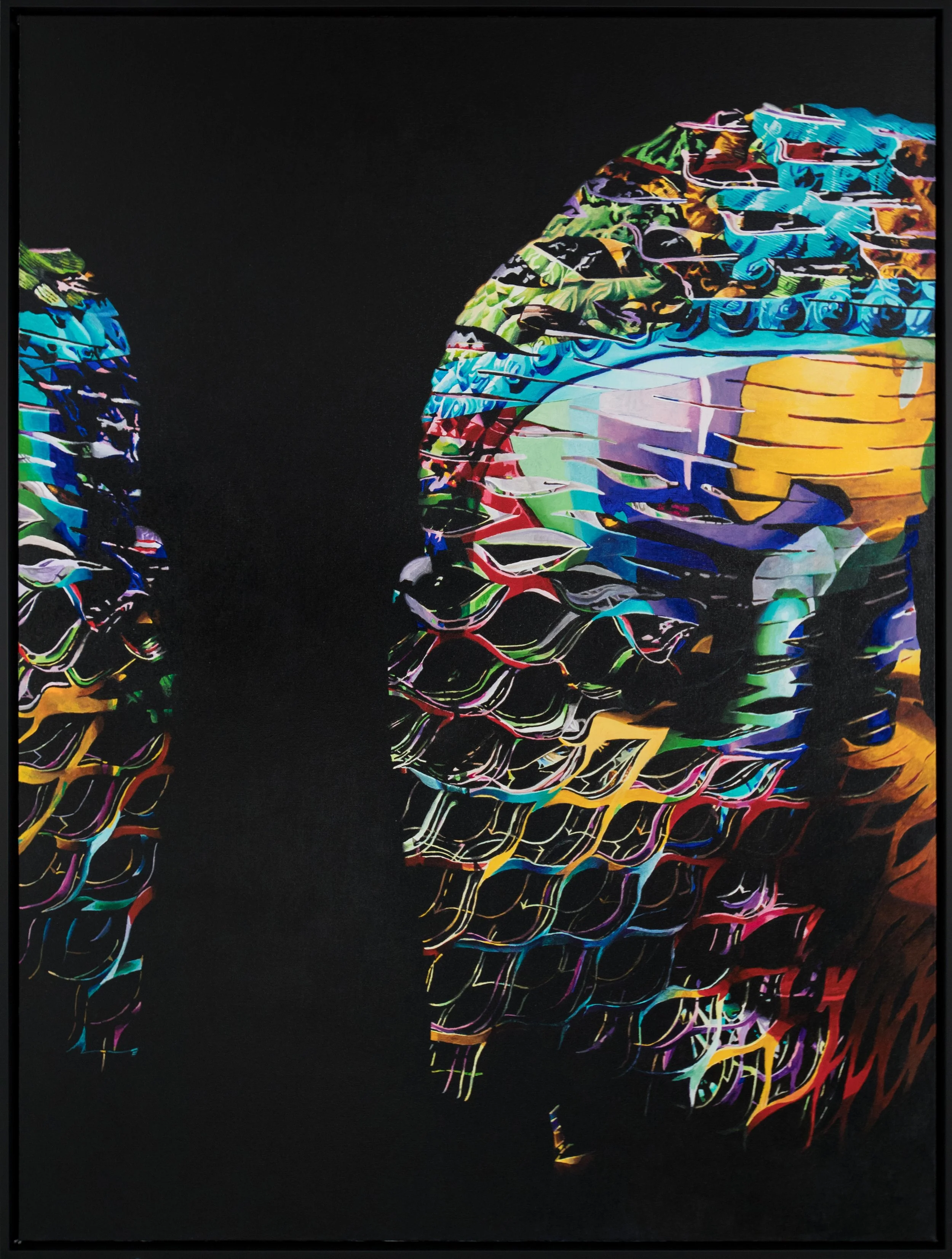 Reflection, 36x48,  Acrylic