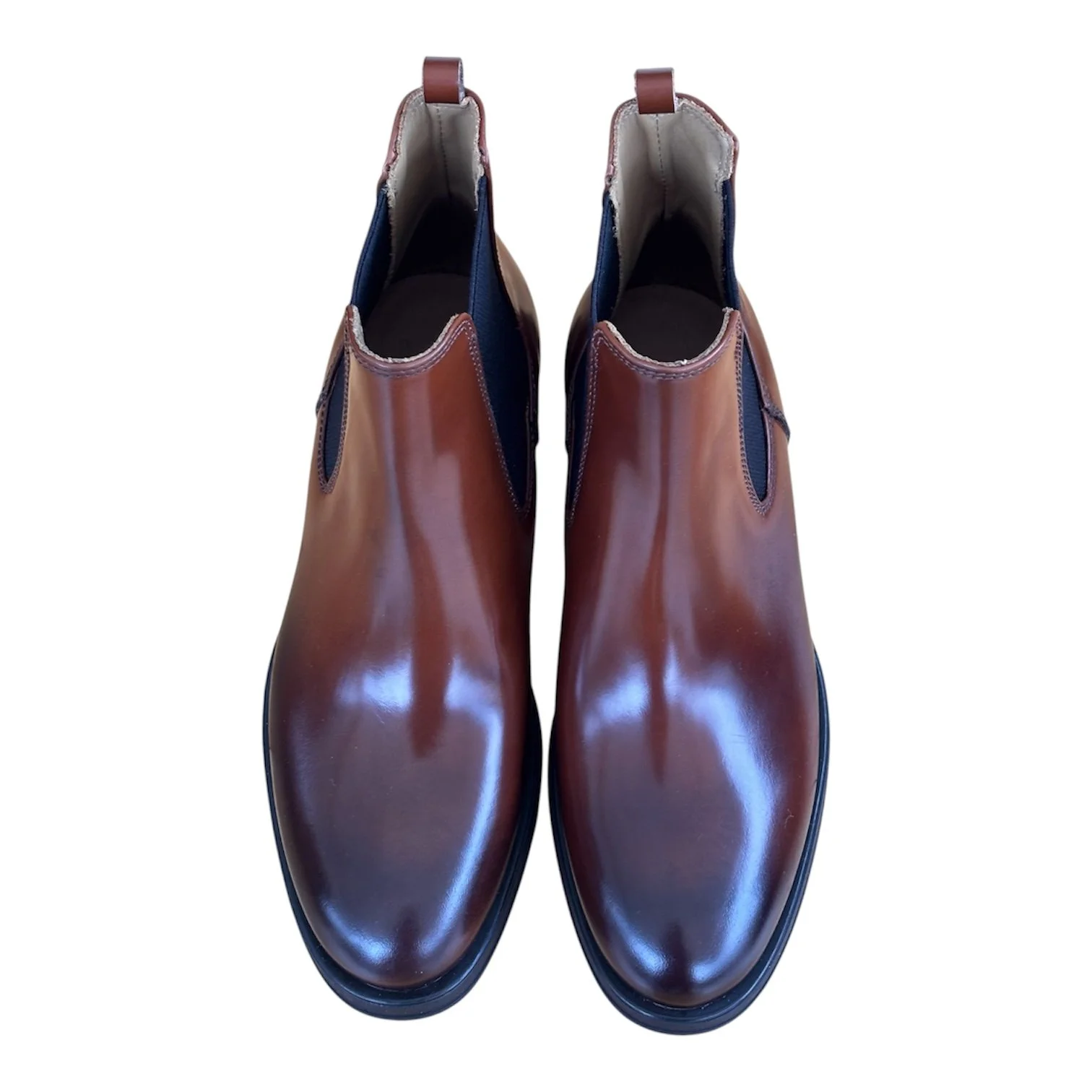 STIVALETTO SPAZZOLATO MARRONE CON TACCO