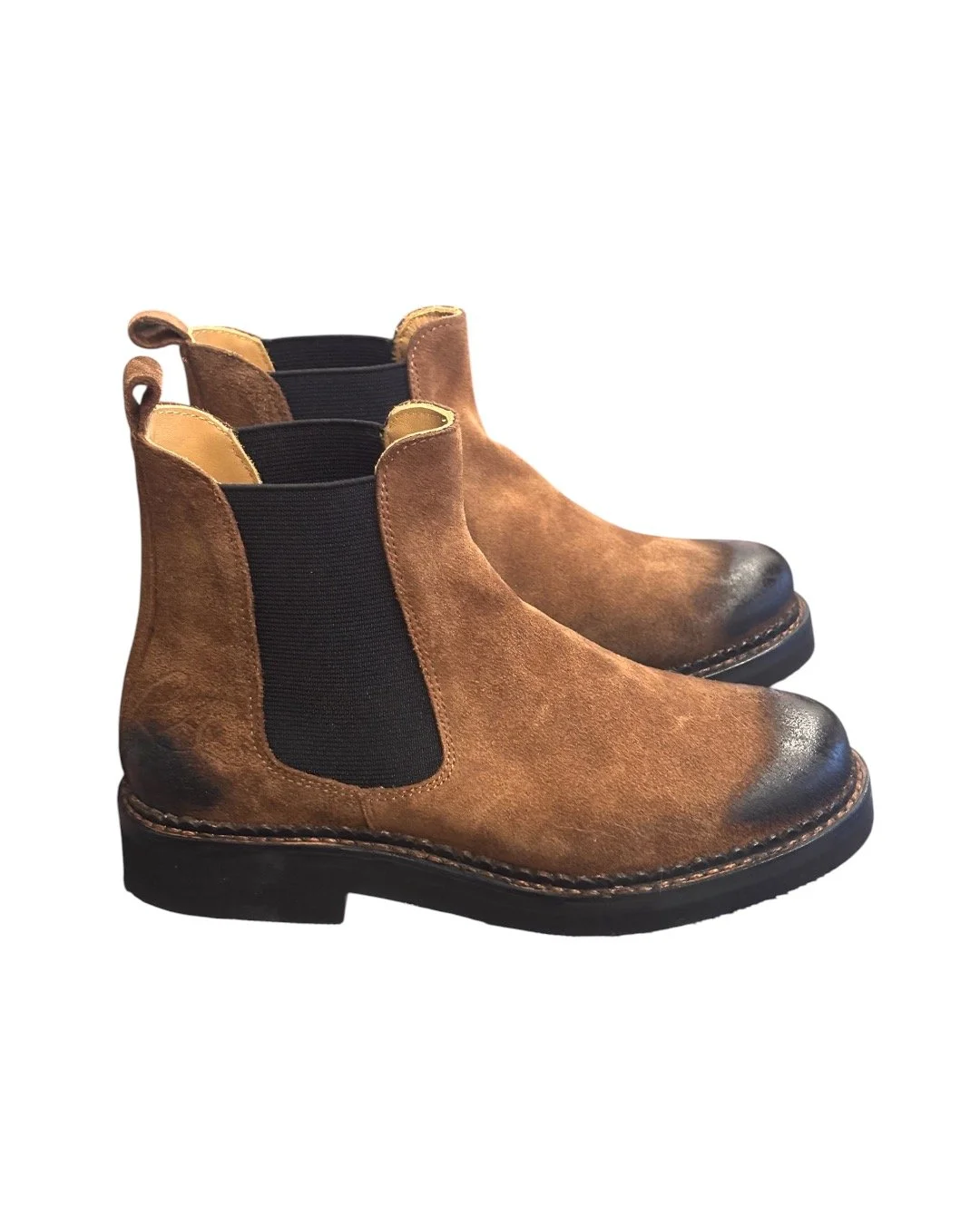 STIVALETTO IN CROSTA CUOIO INVECCHIATO DONNA