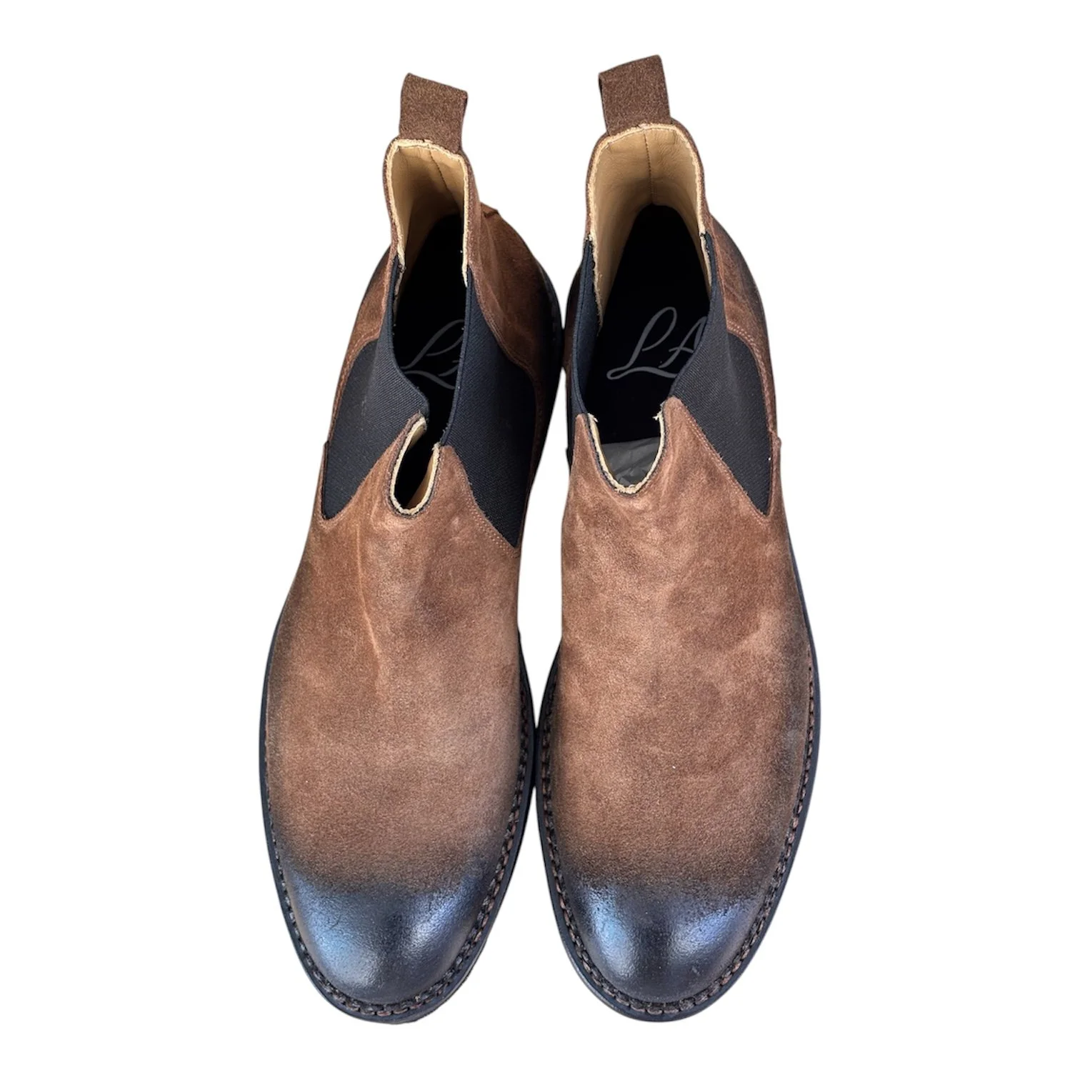 STIVALETTO IN CROSTA CUOIO INVECCHIATO UOMO