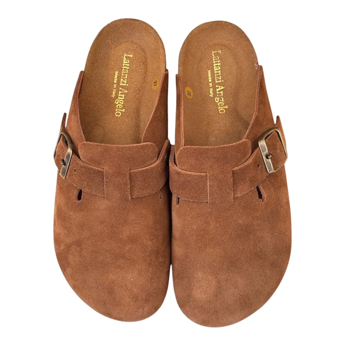 SABOT IN CAMOSCIO COLOR TERRA