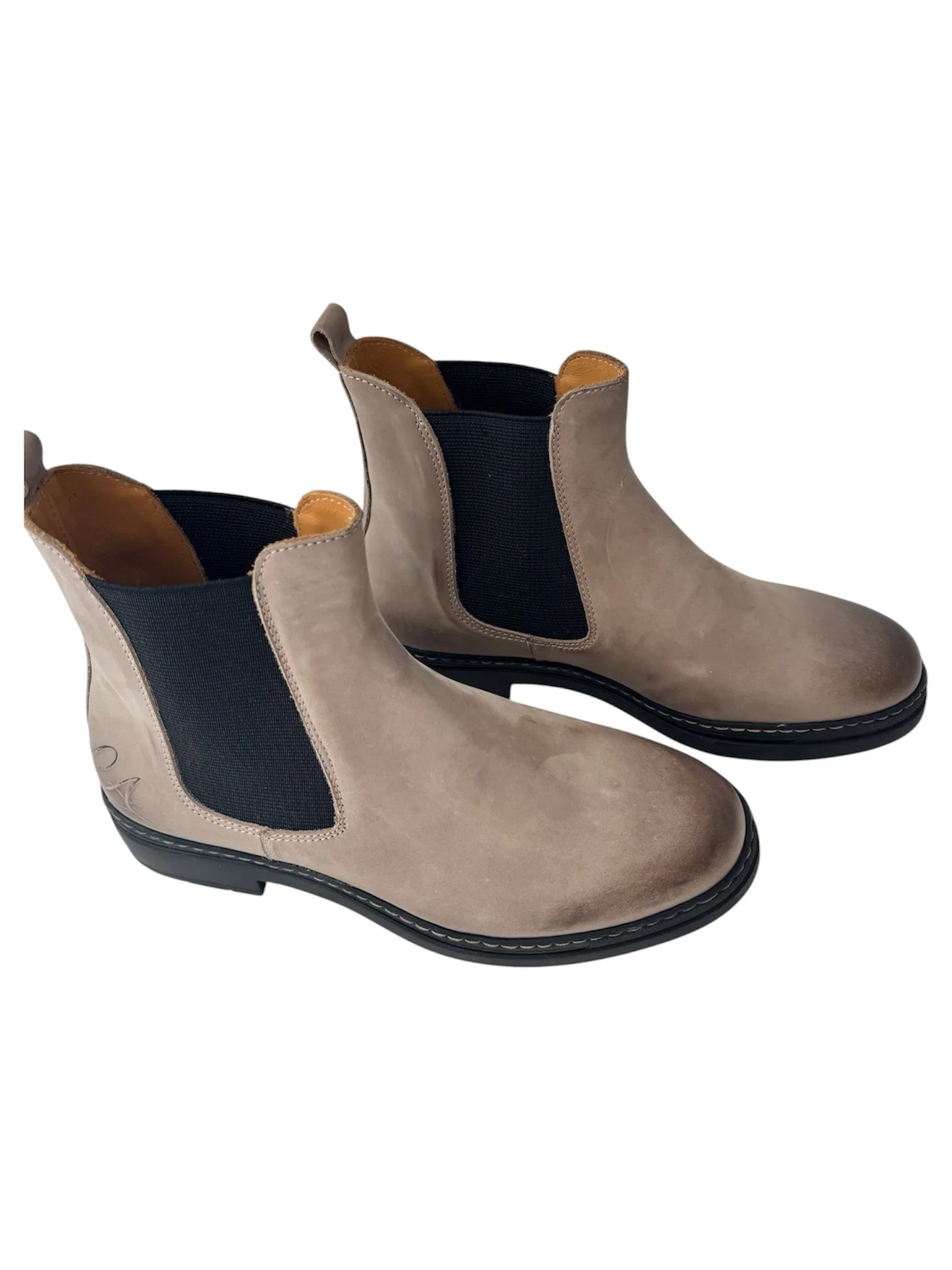 Stivaletto donna nabuk beige