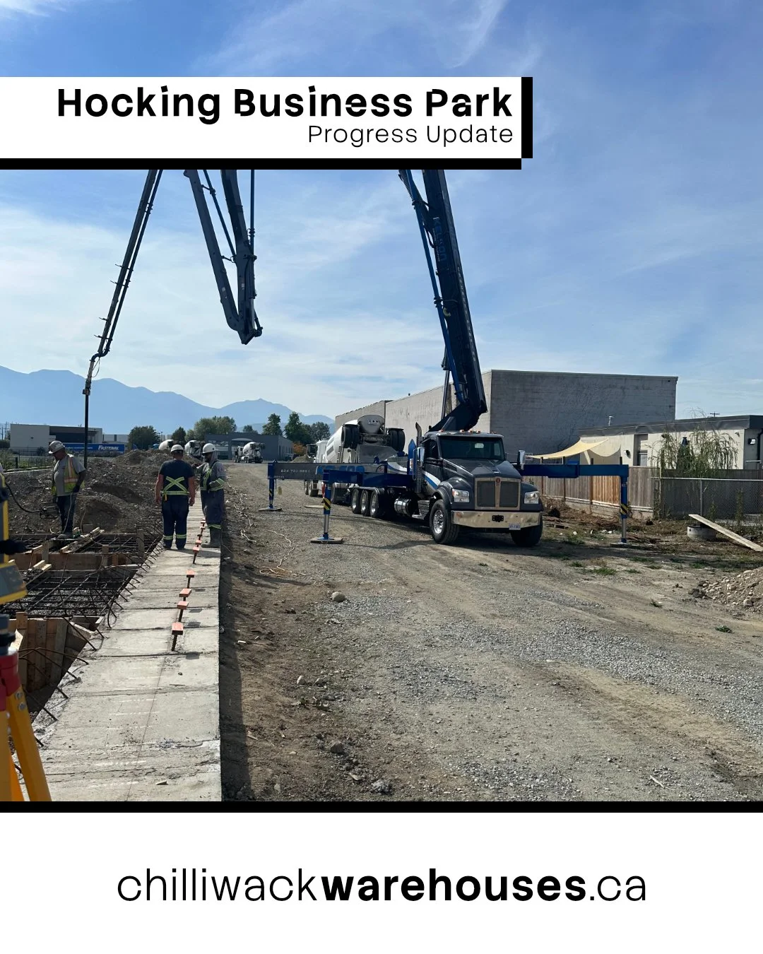 Our crews are making great progress here on site as we move towards the exciting milestone of sales beginning later this month. Stay tuned for pricing and more information!

📍45786 Hocking Avenue, Chilliwack, BC
🌐 chilliwackwarehouses.ca

#chilliwa