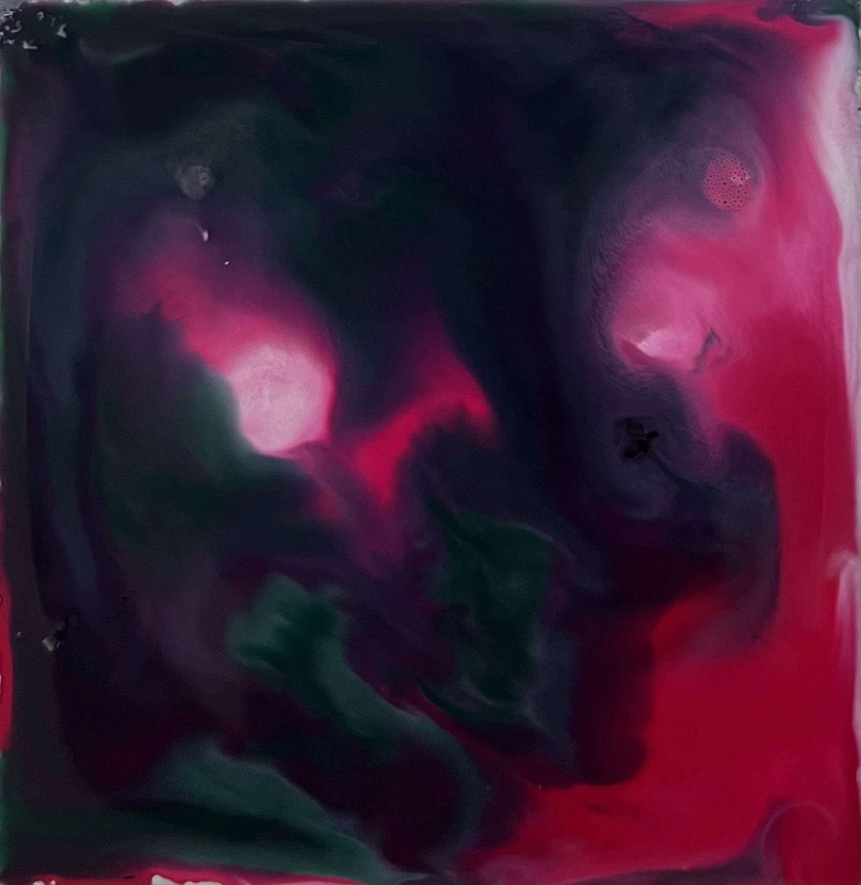 M. Träumerin Melissa Träumerin Träumerin Seattle based artist acrylic ink and water play painter dreamer creative writer cloudy navy jade green pinks