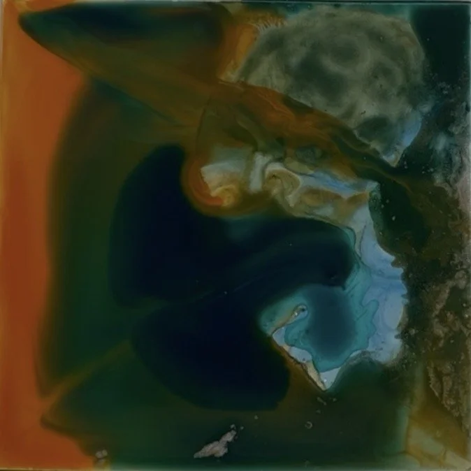 Seattle based artist Melissa Träumerin M Traumerin acrylic ink and water play meditation art abstract