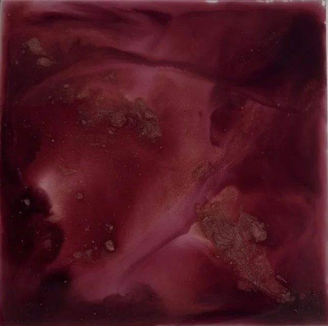 Seattle based artist Melissa Träumerin M Traumerin acrylic ink and water play meditation art abstract pink play
