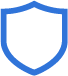 A shield icon with a protective symbol.