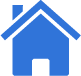 Icon of a house with a gable roof.