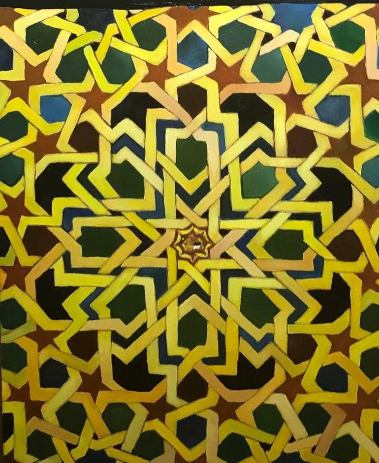 Study in Islamic Art from the Alhambra.