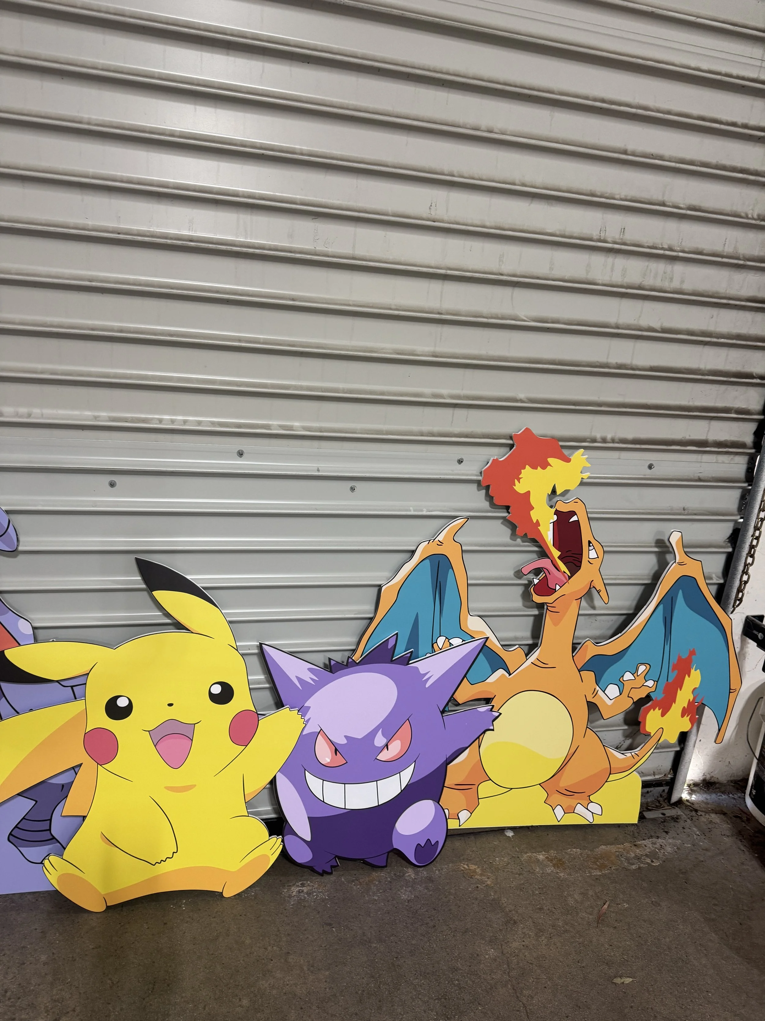 Pokemon Themed Character Cut outs