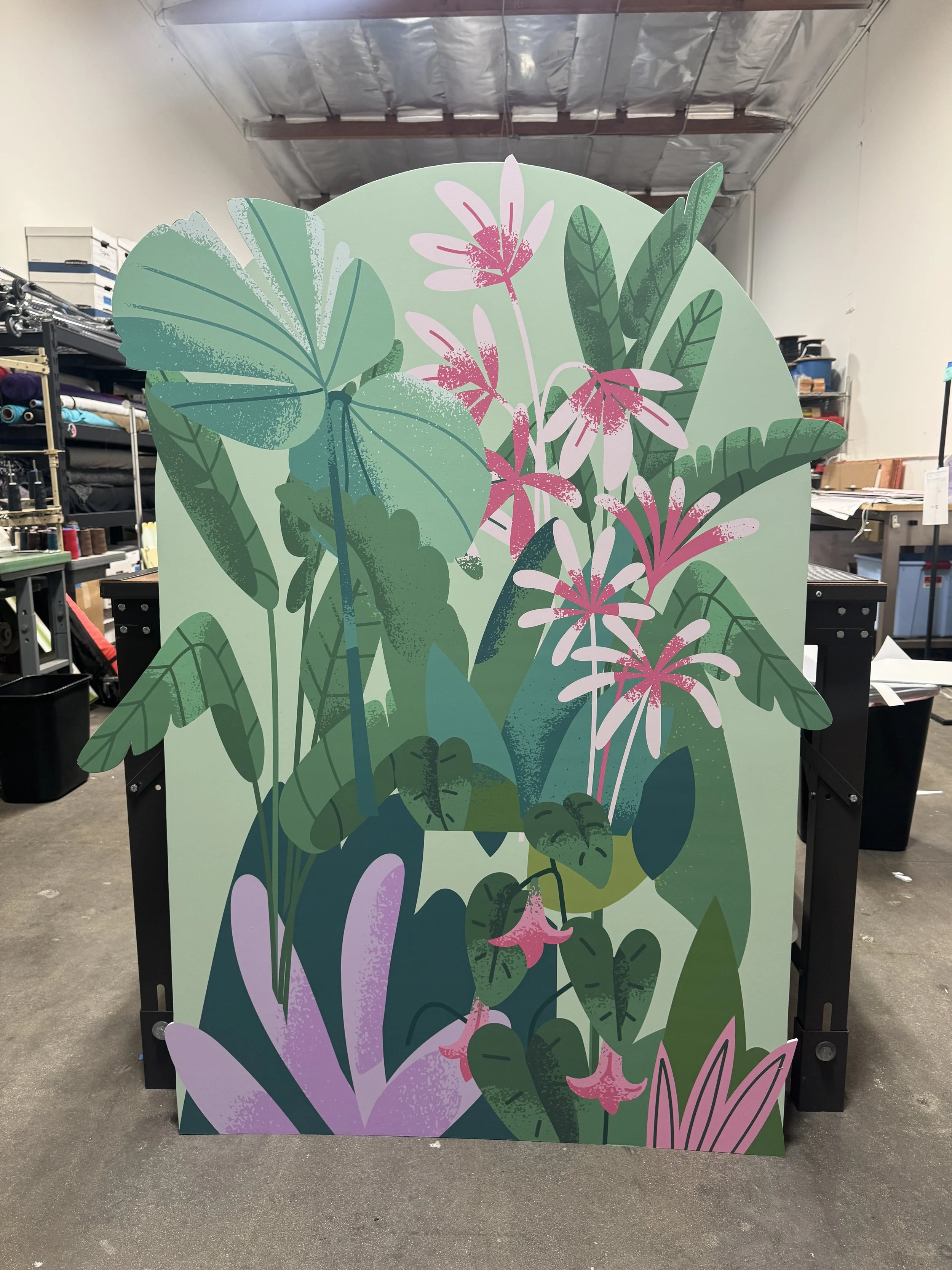 4'x6' Custom Cut Arch Backdrop