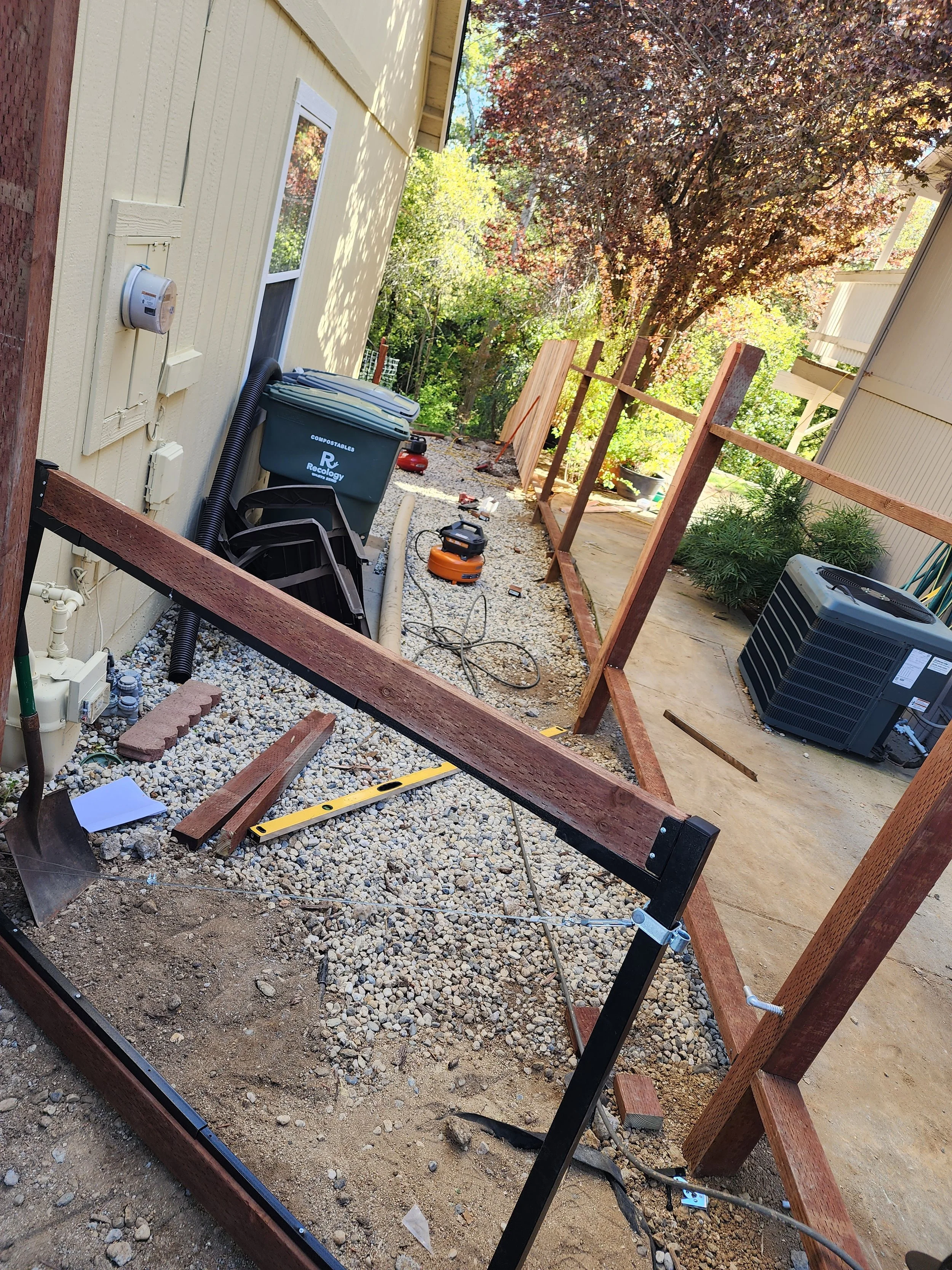 Fence demo and Rebuild