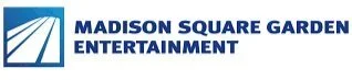 Madison Square Garden Entertainment logo with abstract design and text.