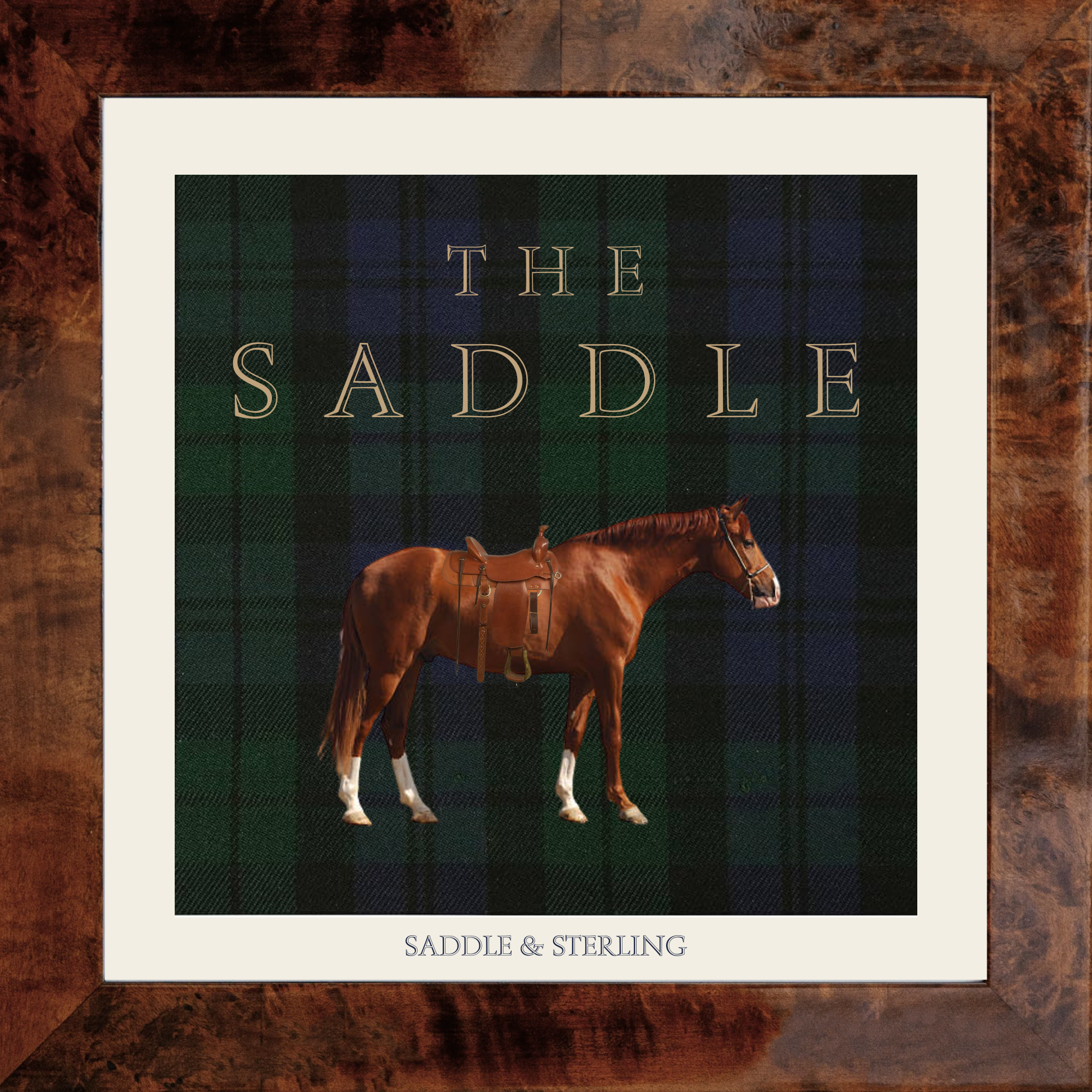 "The Saddle" - Instagram post from Saddle and Sterling. Interior Design, Event Planning, Seasonal and Holiday decorating and installations, Northeast Arkansas, Jonesboro, AR, Interior Designers, Event Planners, Christmas tree decorating.