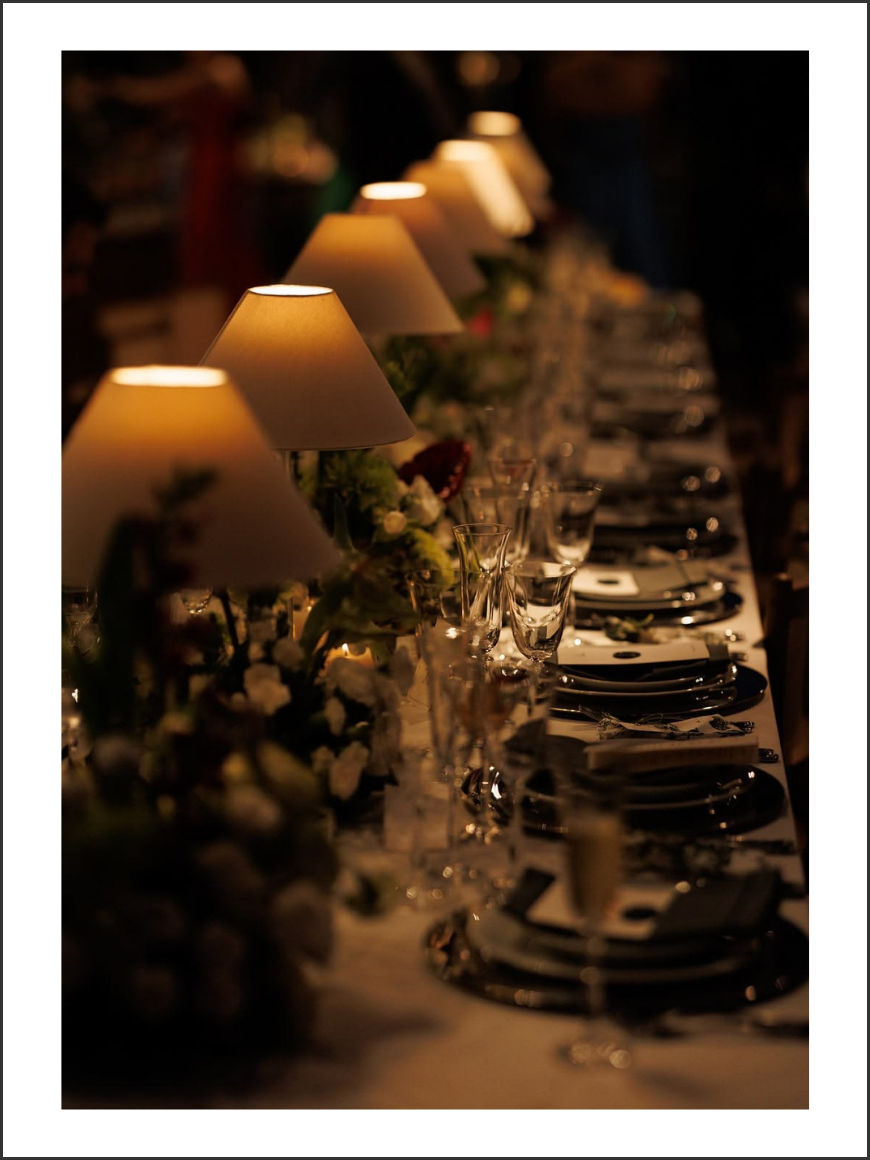 Event design and coordination creating elegant weddings, parties, celebrations, and private gatherings.