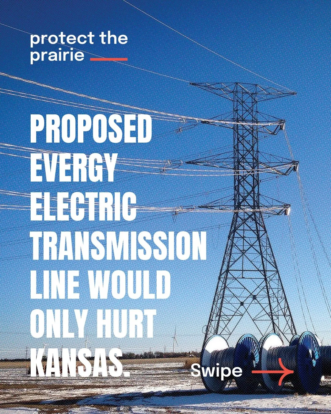 Evergy's proposed electric transmission line would only HURT Kansas! Heres why:

VIOLATES CURRENT POLICY

Both Republican and Democrat Governors have signed a moratorium on wind power and wind infrastructure in the Flint Hills. This Evergy line carri