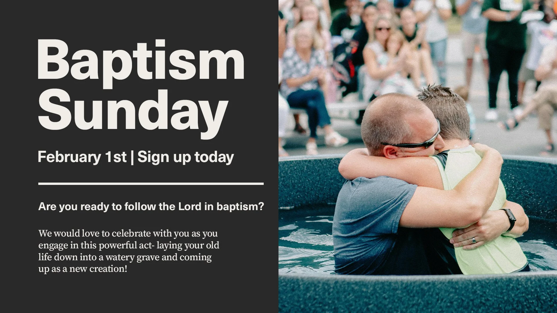 Baptism Sunday