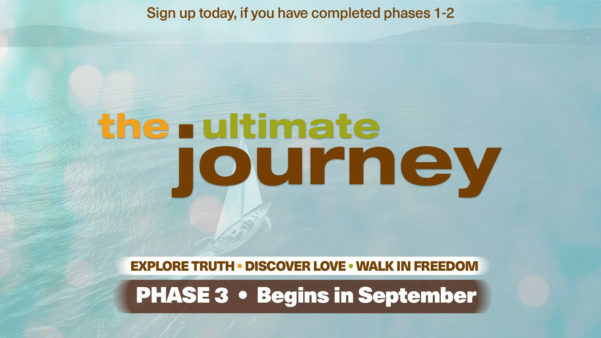 The Ultimate Journey Phase 3