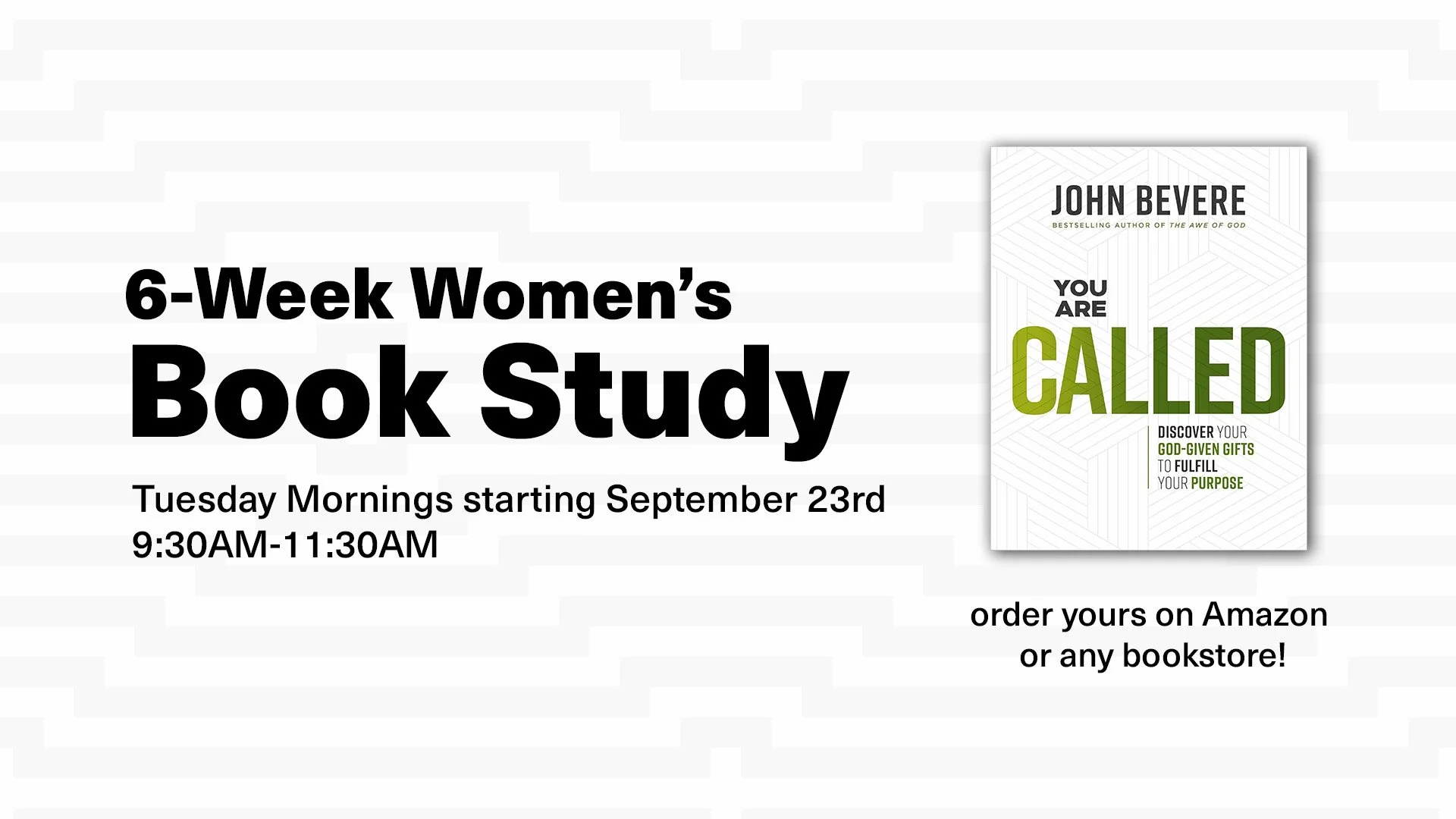 "You Are Called" - Women's Book Study