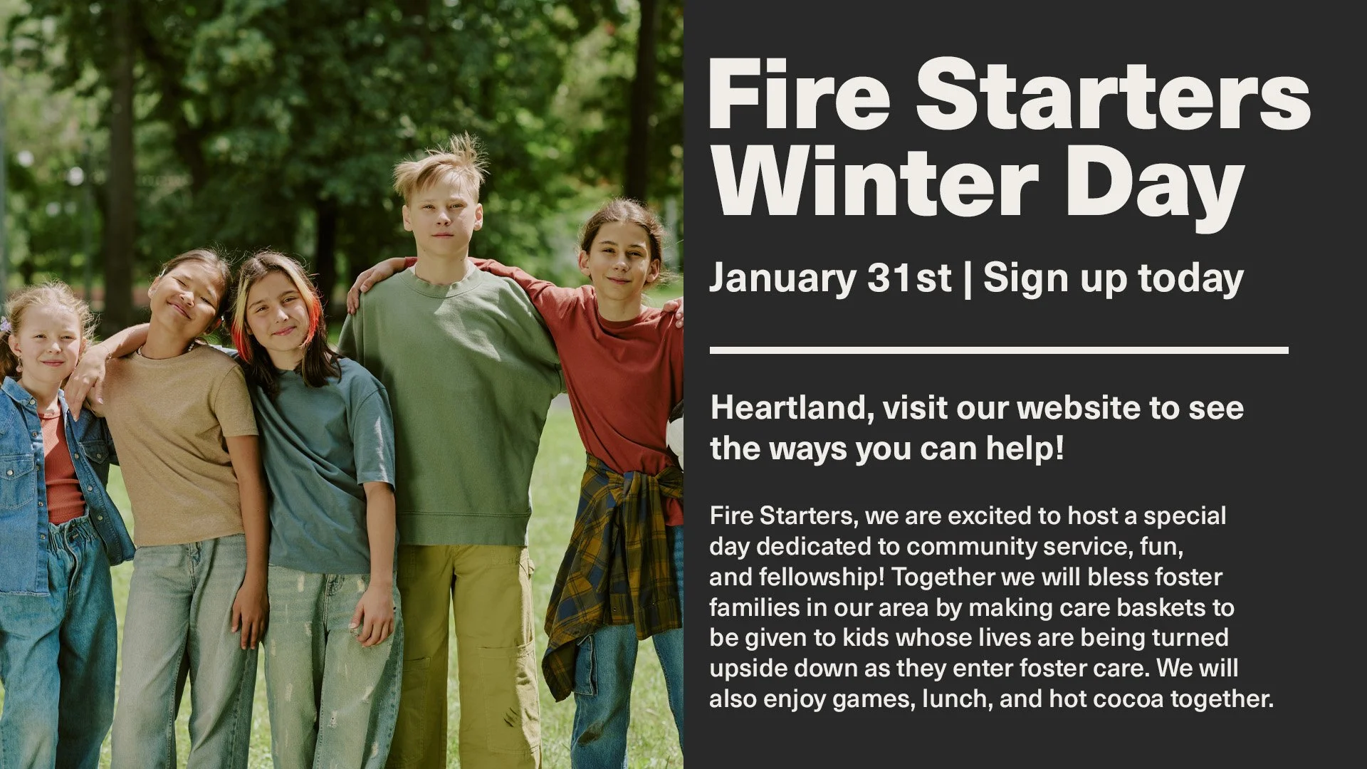 Fire Starters Winter Day