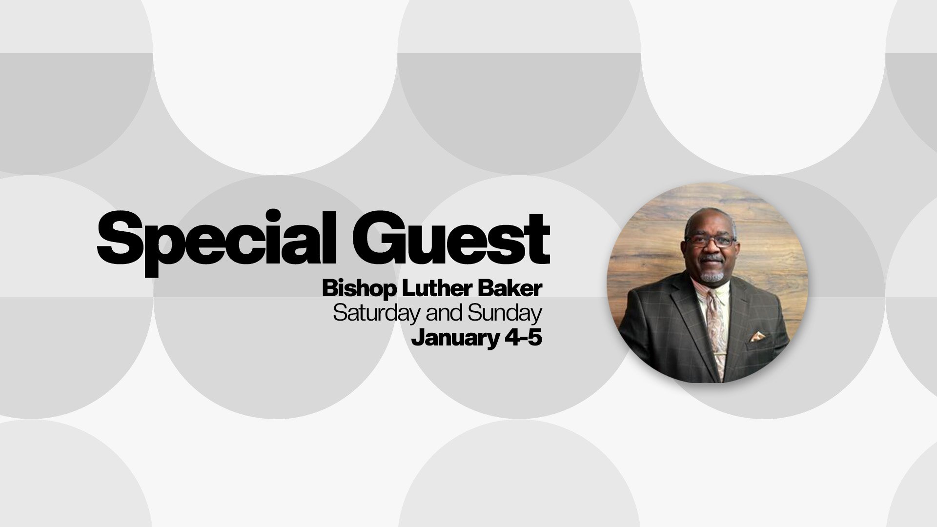 Bishop Luther Baker At Heartland