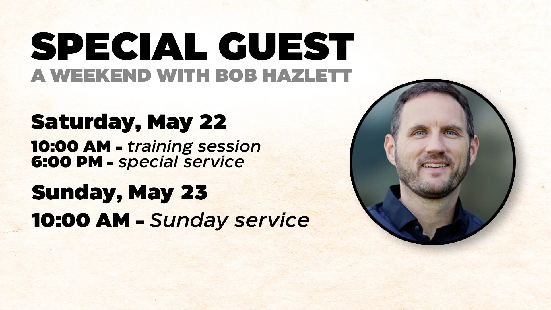 Weekend with Bob Hazlett