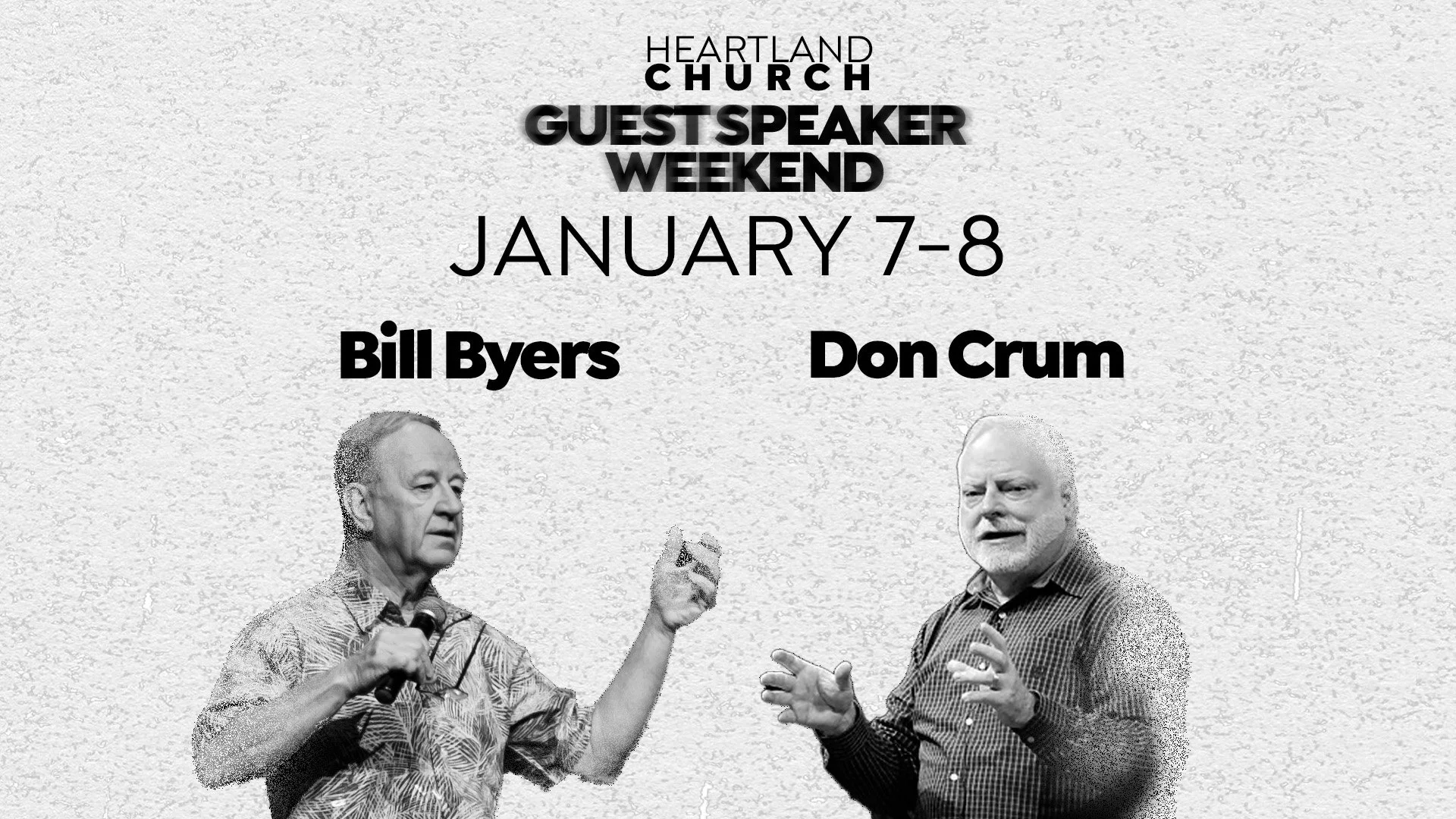 Bill Byers and Don Crum at Heartland