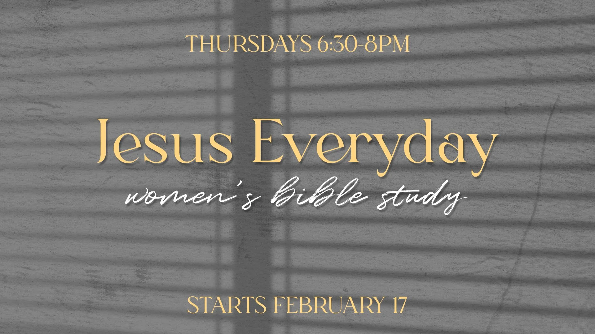 Jesus Everyday Women's Bible Study