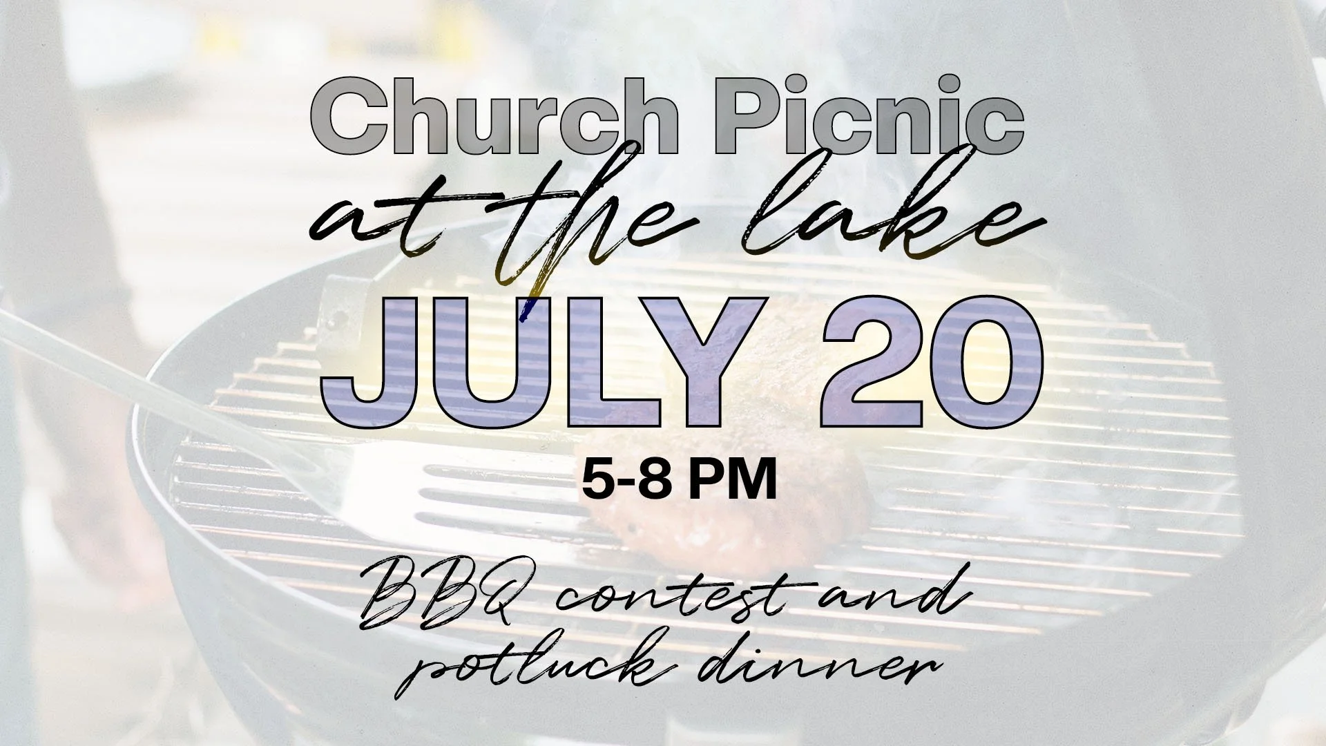 Church Picnic At The Lake